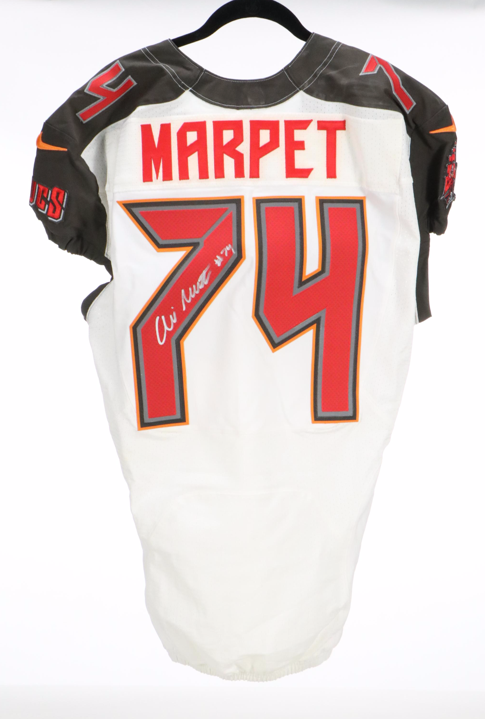 Ali Marpet Signed and Player Issued Tampa Bay Buccaneers Nike Football Jersey