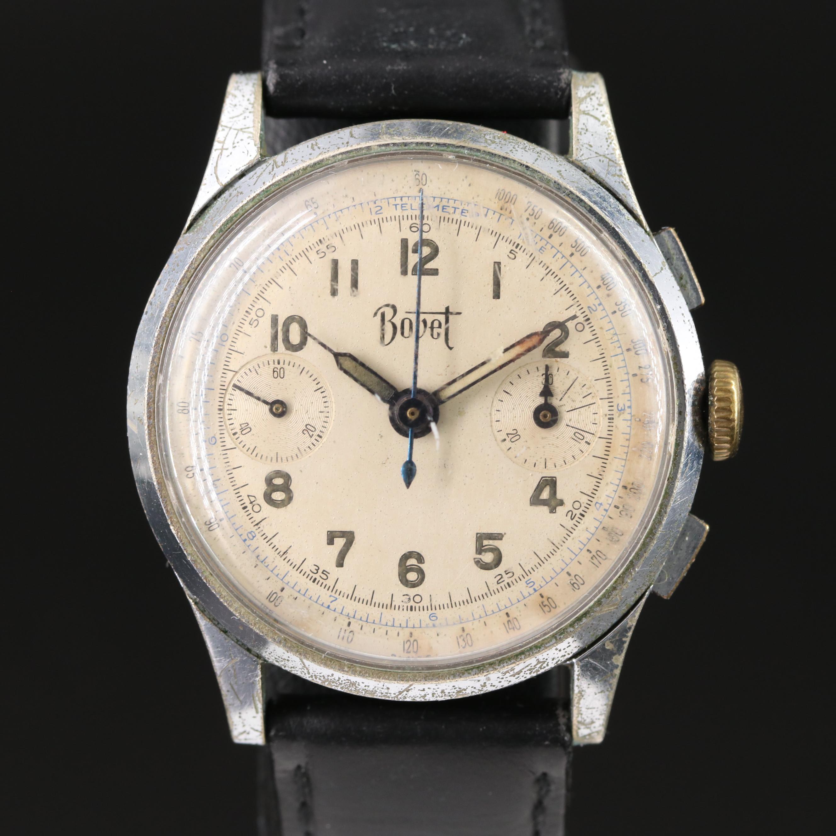 Vintage Bovet Chronograph Watch