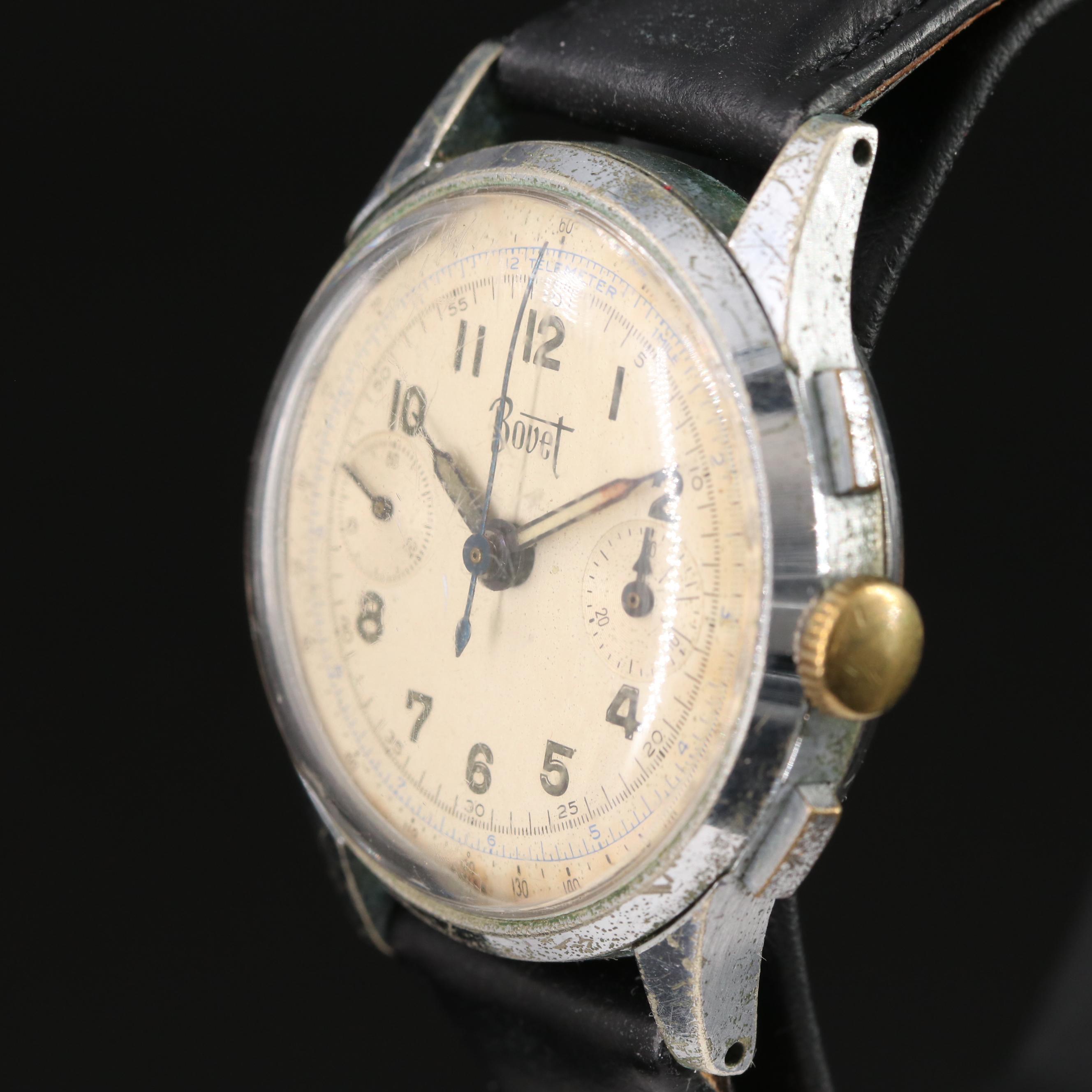 Vintage Bovet Chronograph Watch