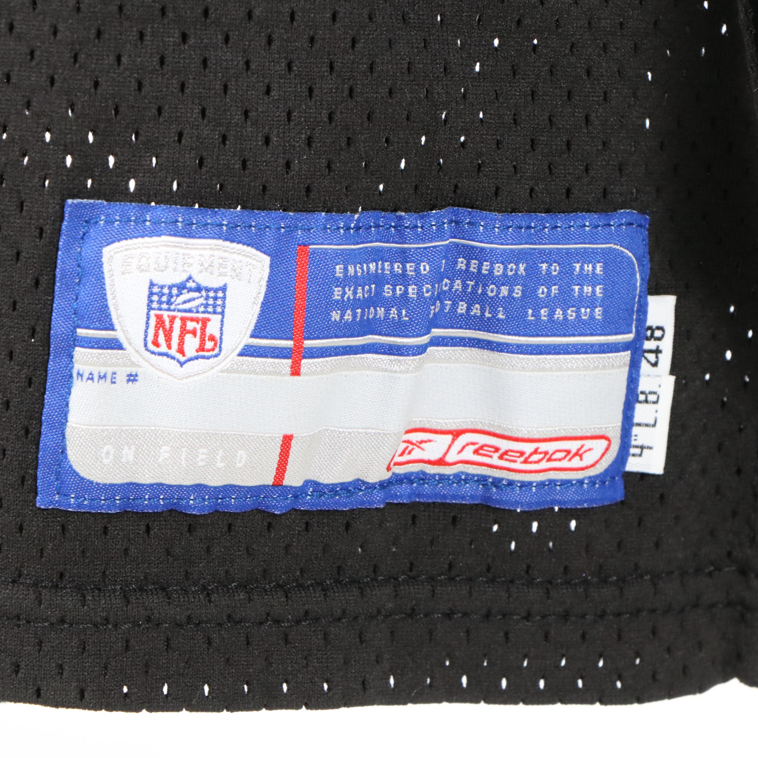 Jeff Backus Player Issued Detroit Lions Jersey with Signed Wilson Football