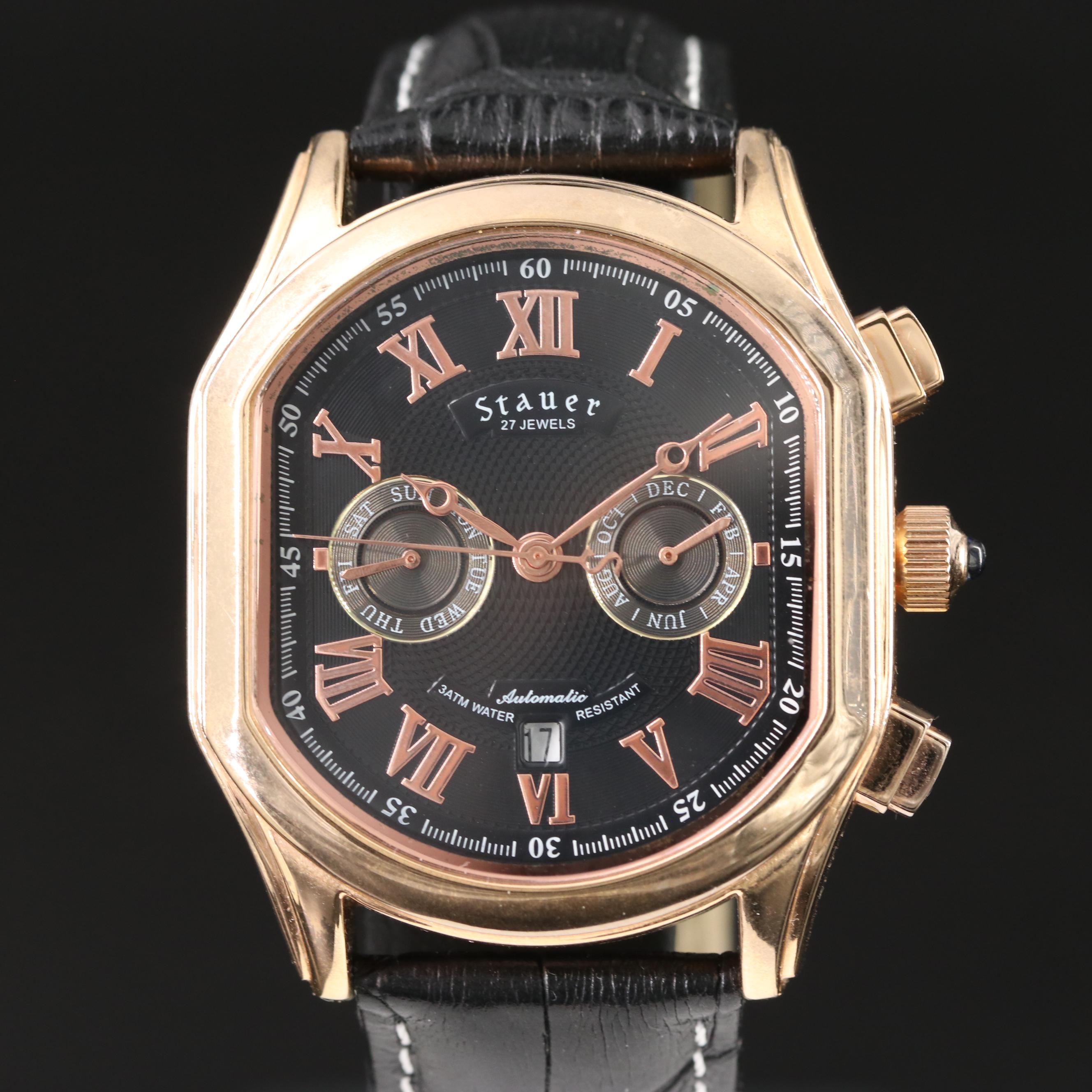Stauer Triple Calendar Automatic Watch