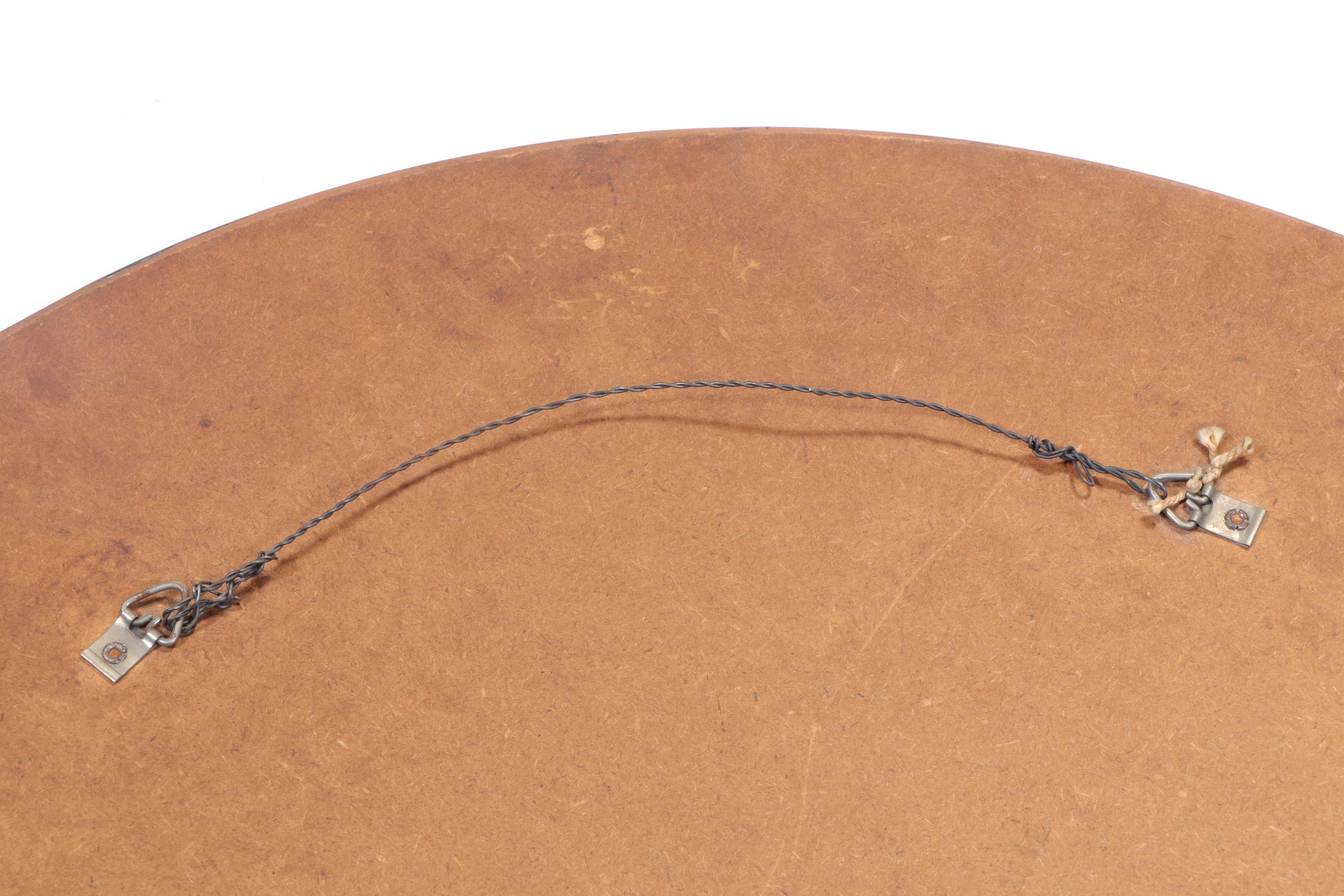 Noyer Reverse-Etched and Beveled Glass Wall Mirror