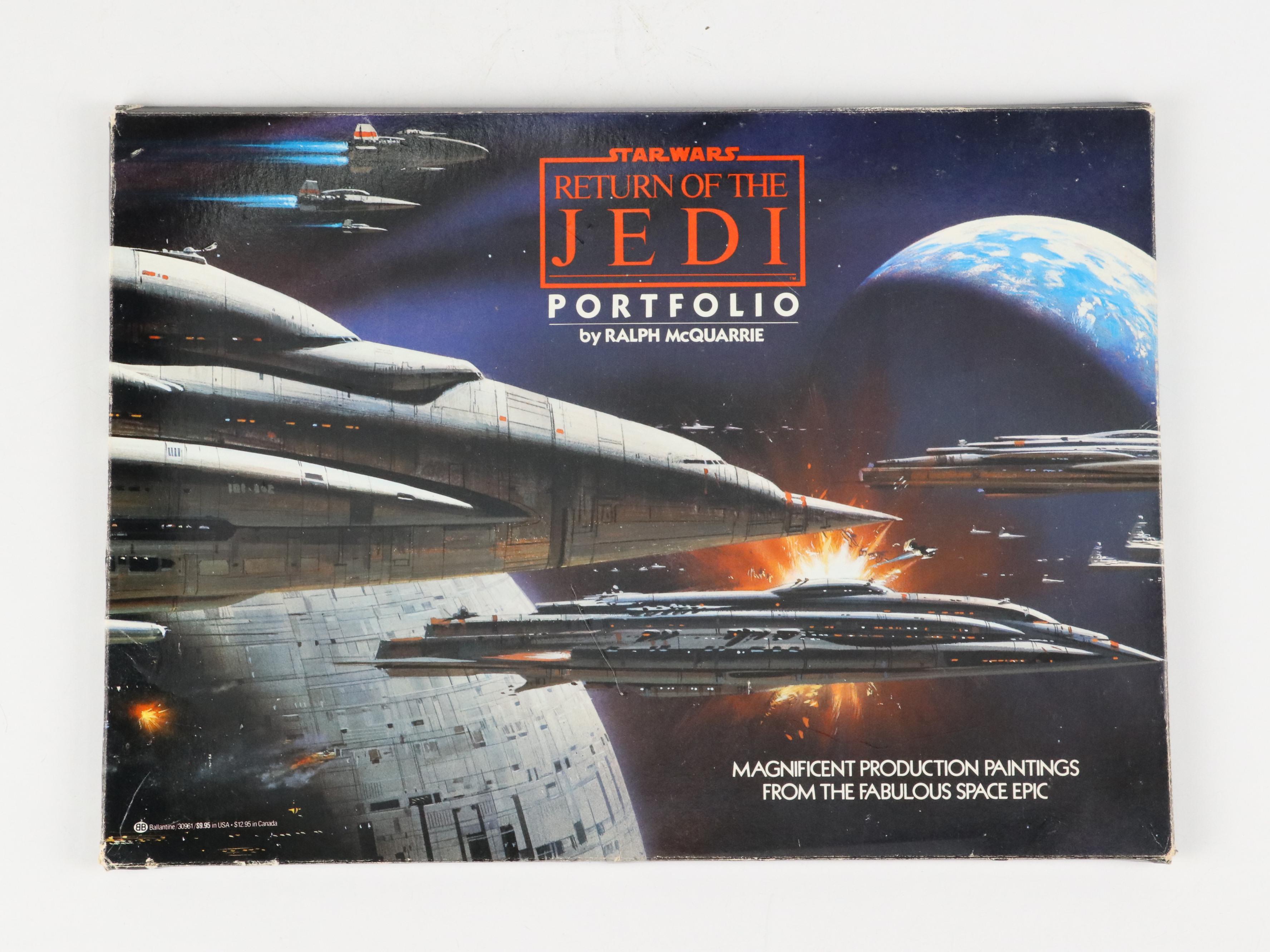 "Star Wars: Return of the Jedi" Print Portfolio by Ralph McQuarrie, 1983
