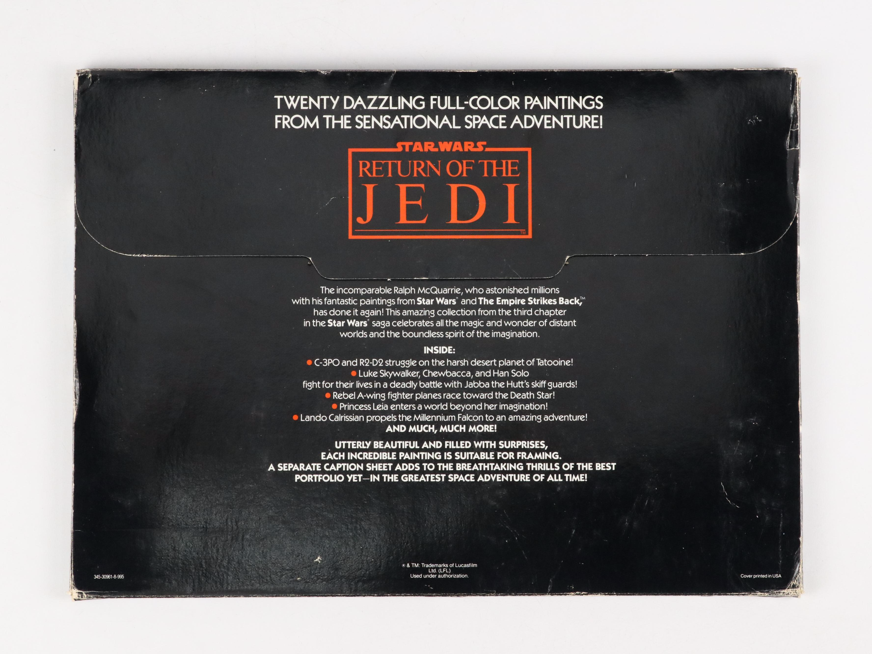 "Star Wars: Return of the Jedi" Print Portfolio by Ralph McQuarrie, 1983