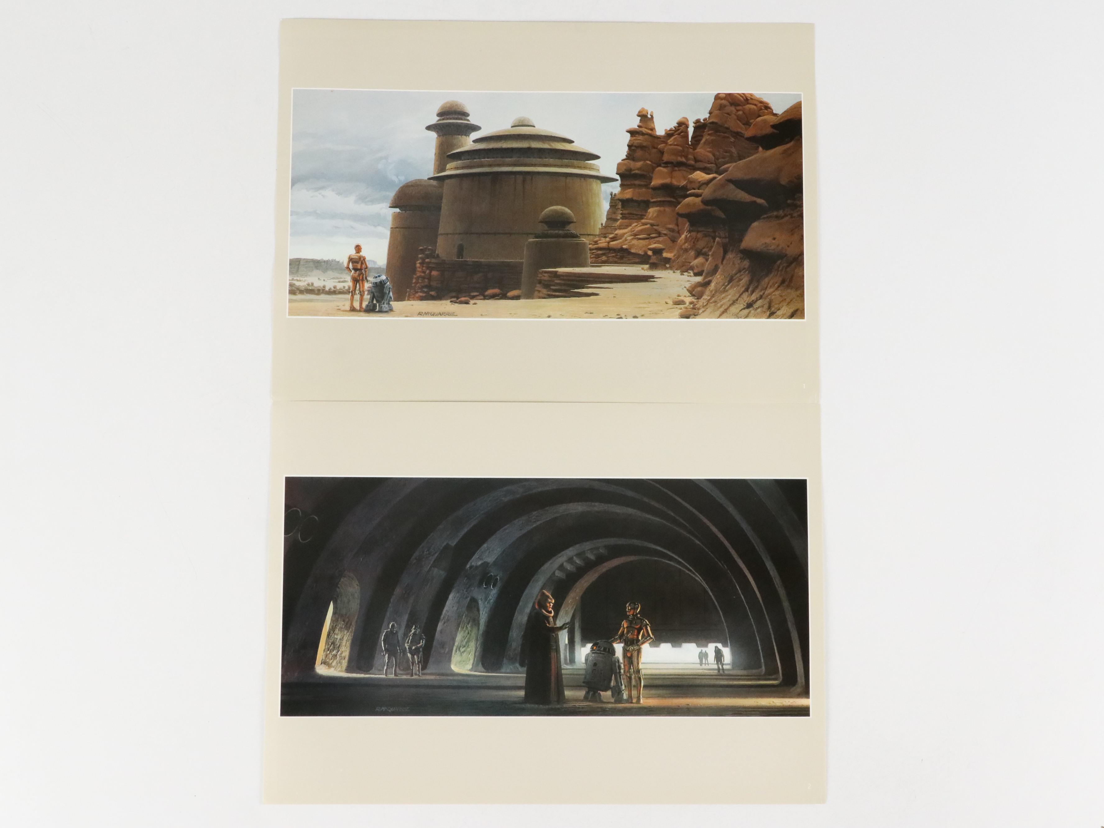 "Star Wars: Return of the Jedi" Print Portfolio by Ralph McQuarrie, 1983