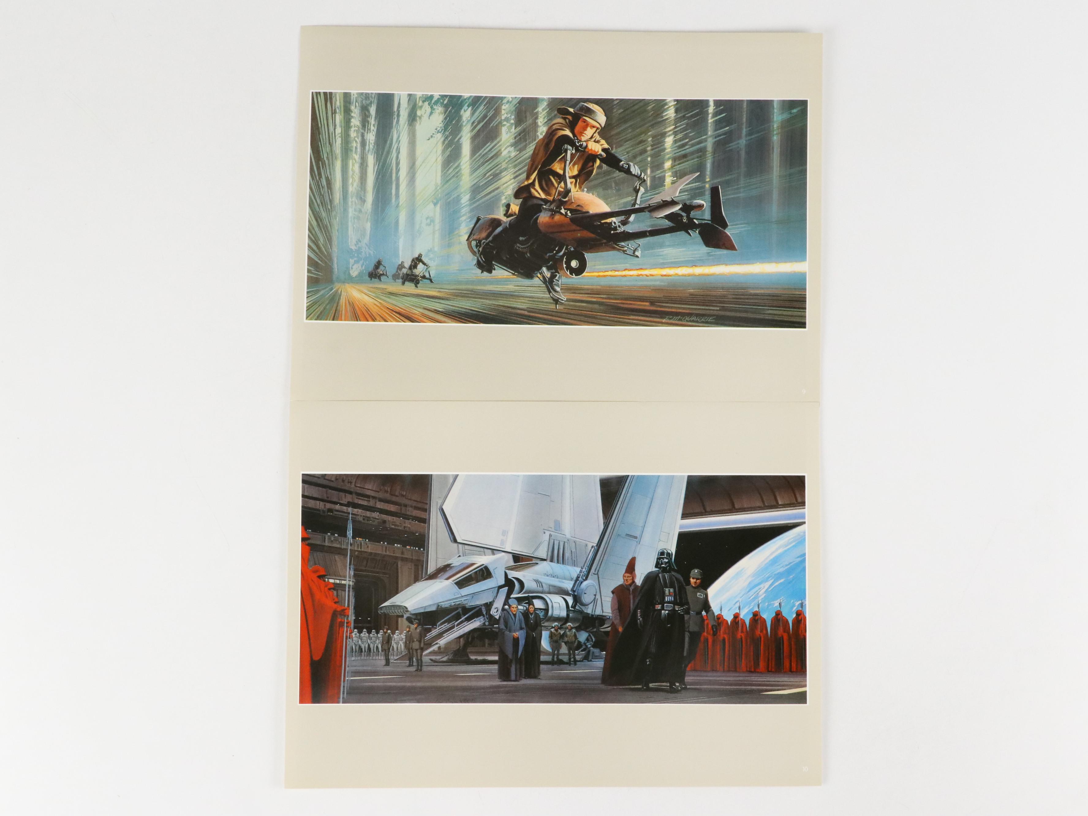 "Star Wars: Return of the Jedi" Print Portfolio by Ralph McQuarrie, 1983