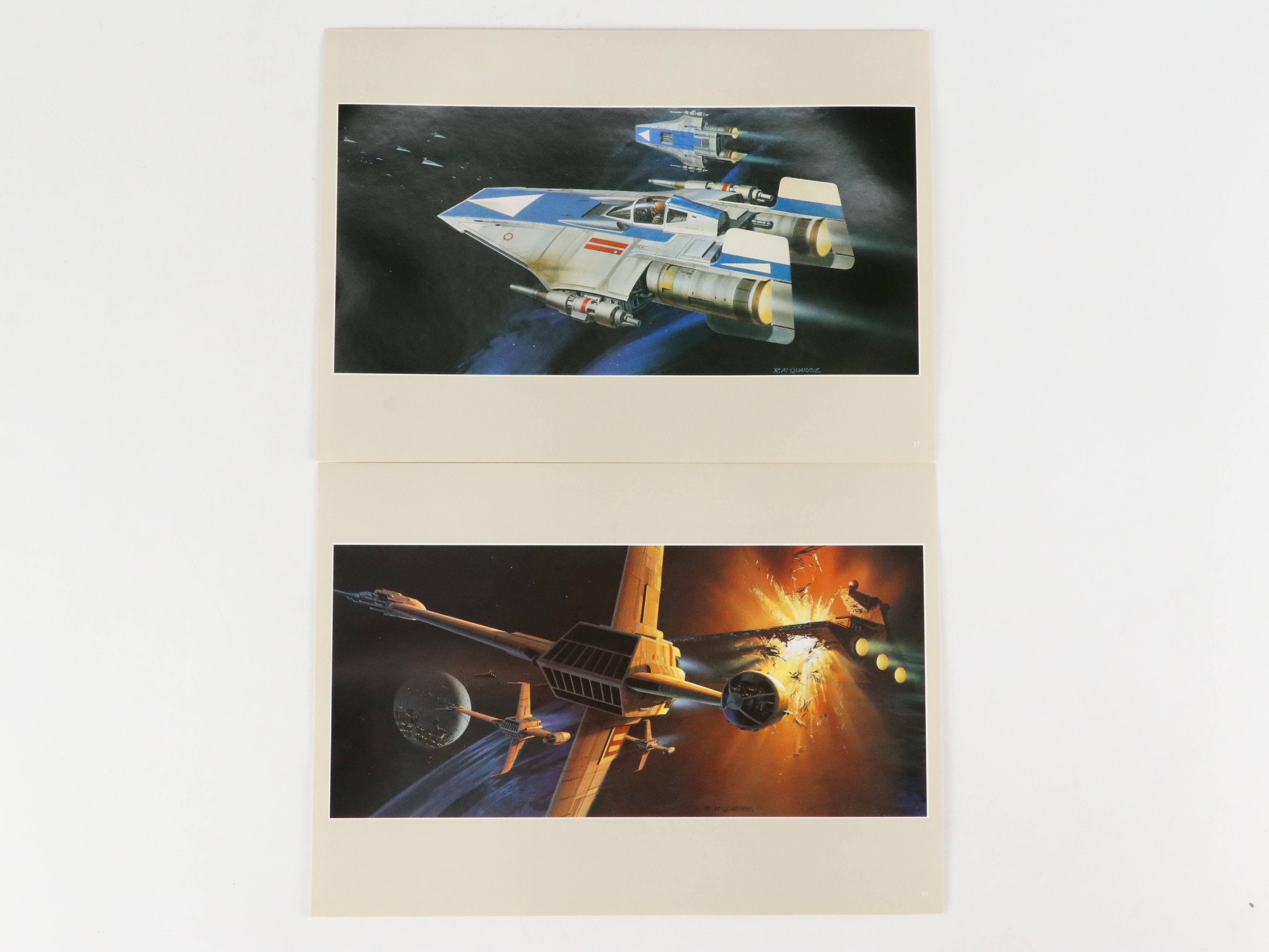 "Star Wars: Return of the Jedi" Print Portfolio by Ralph McQuarrie, 1983