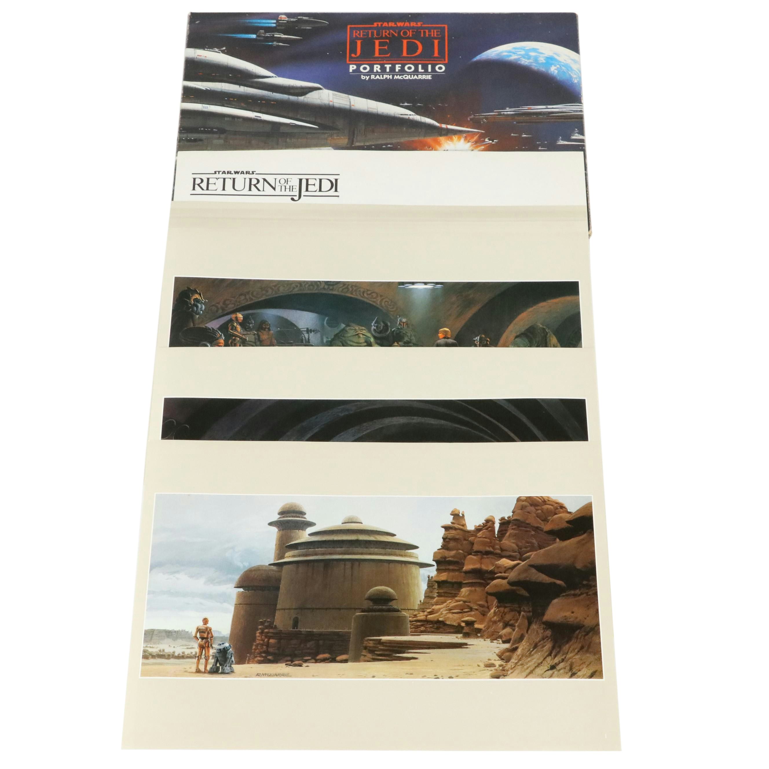 "Star Wars: Return of the Jedi" Print Portfolio by Ralph McQuarrie, 1983