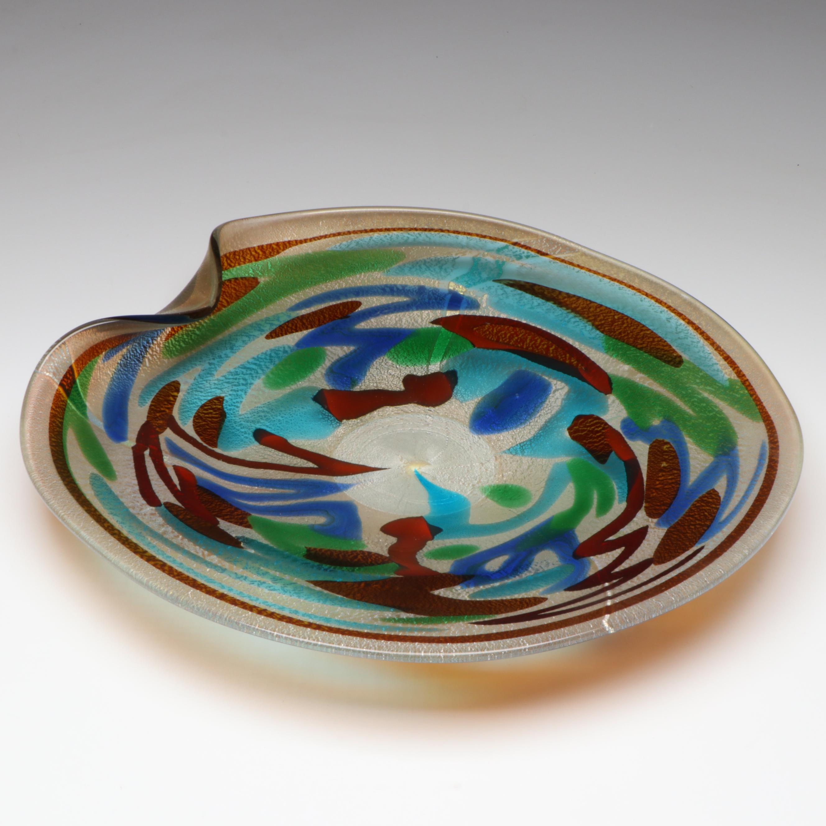Signed Art Glass Bowl