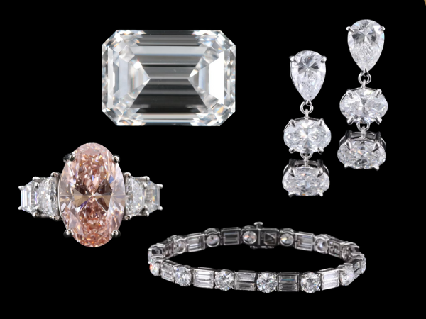All Aglitter: Diamond Solitaires, Bracelets, Earrings & Loose Stones