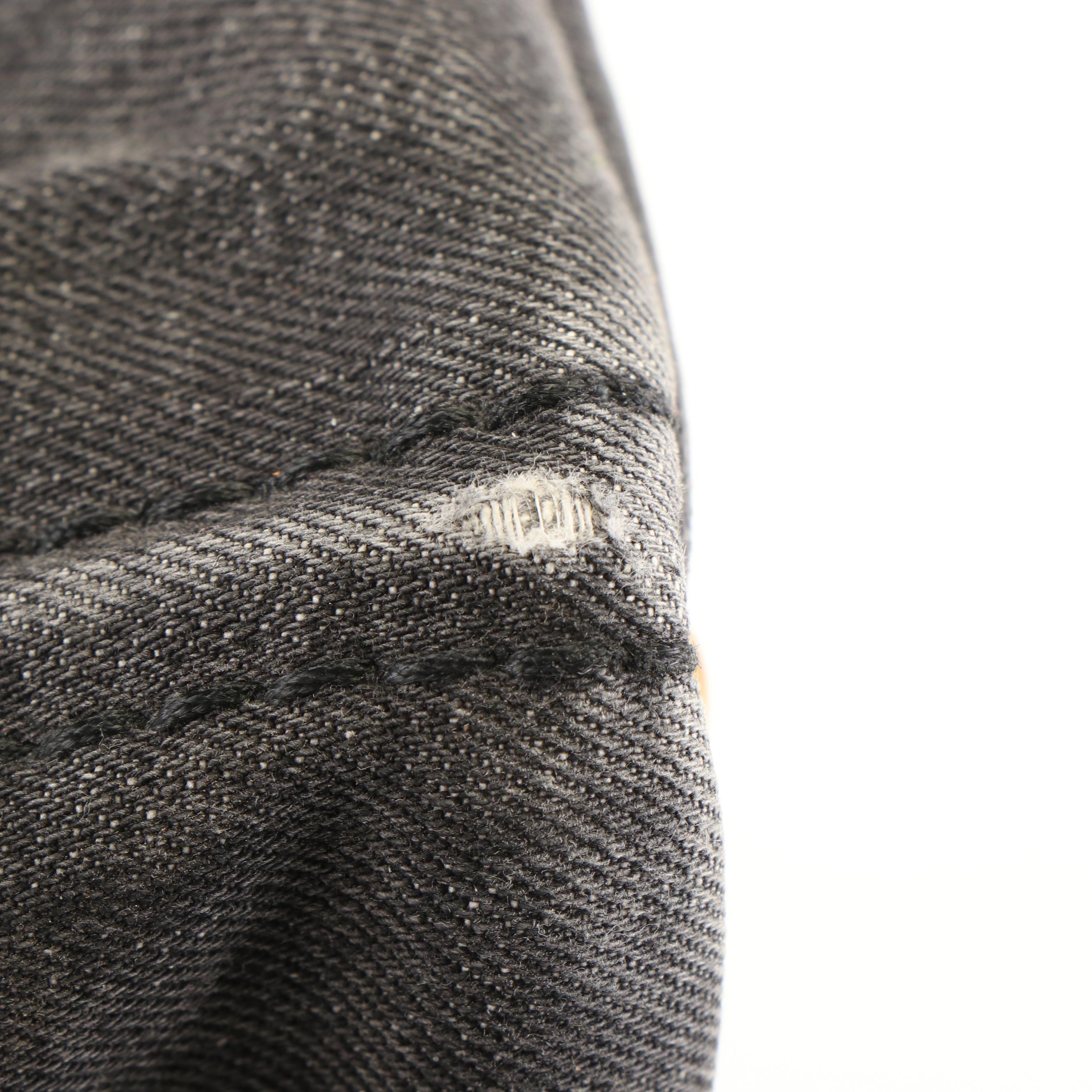 Prada Canapa Logo Black Canvas Tote Bag