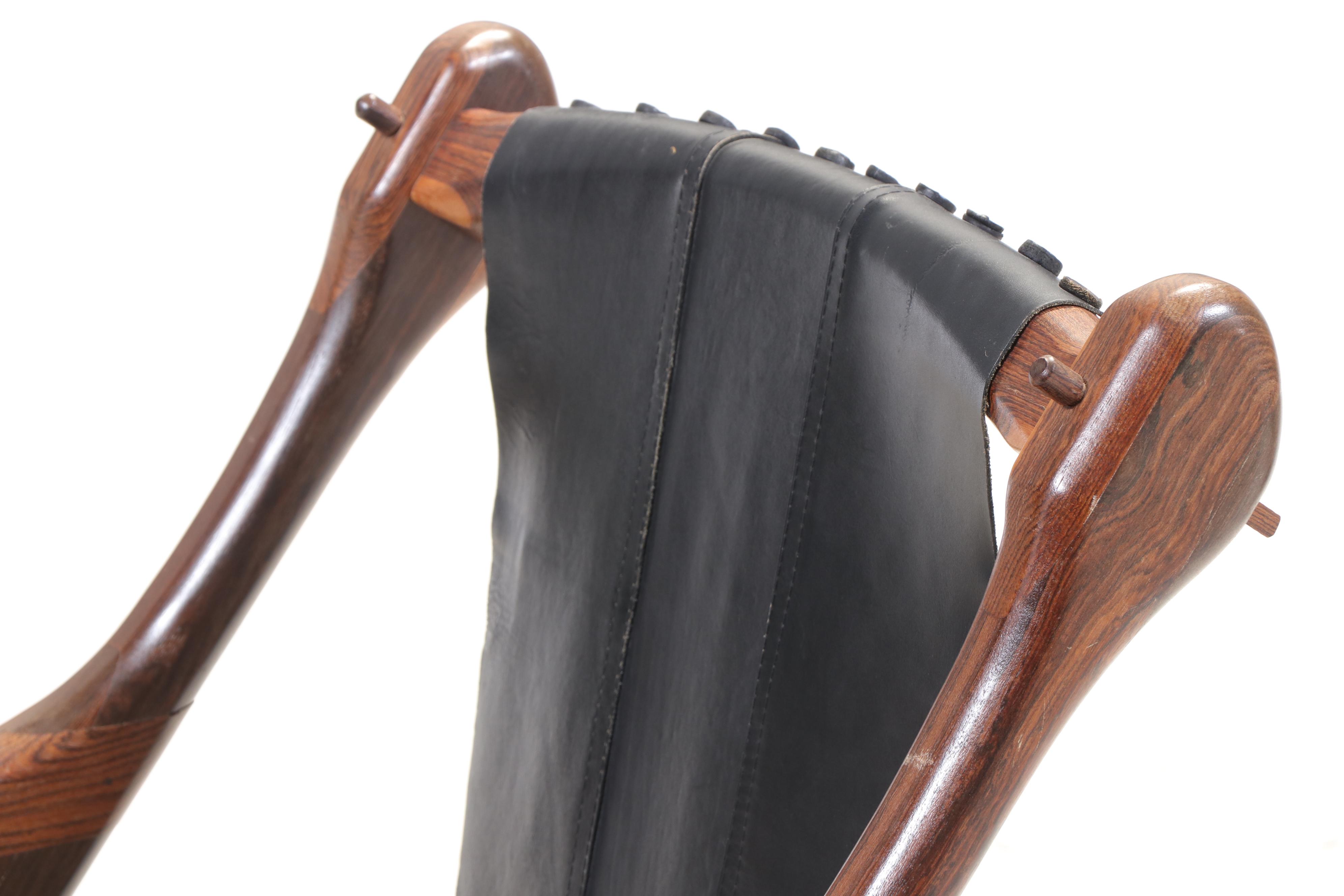 Don S. Shoemaker for Señal S.A. Cocobolo "Swinger" Lounge Chair, Circa 1960