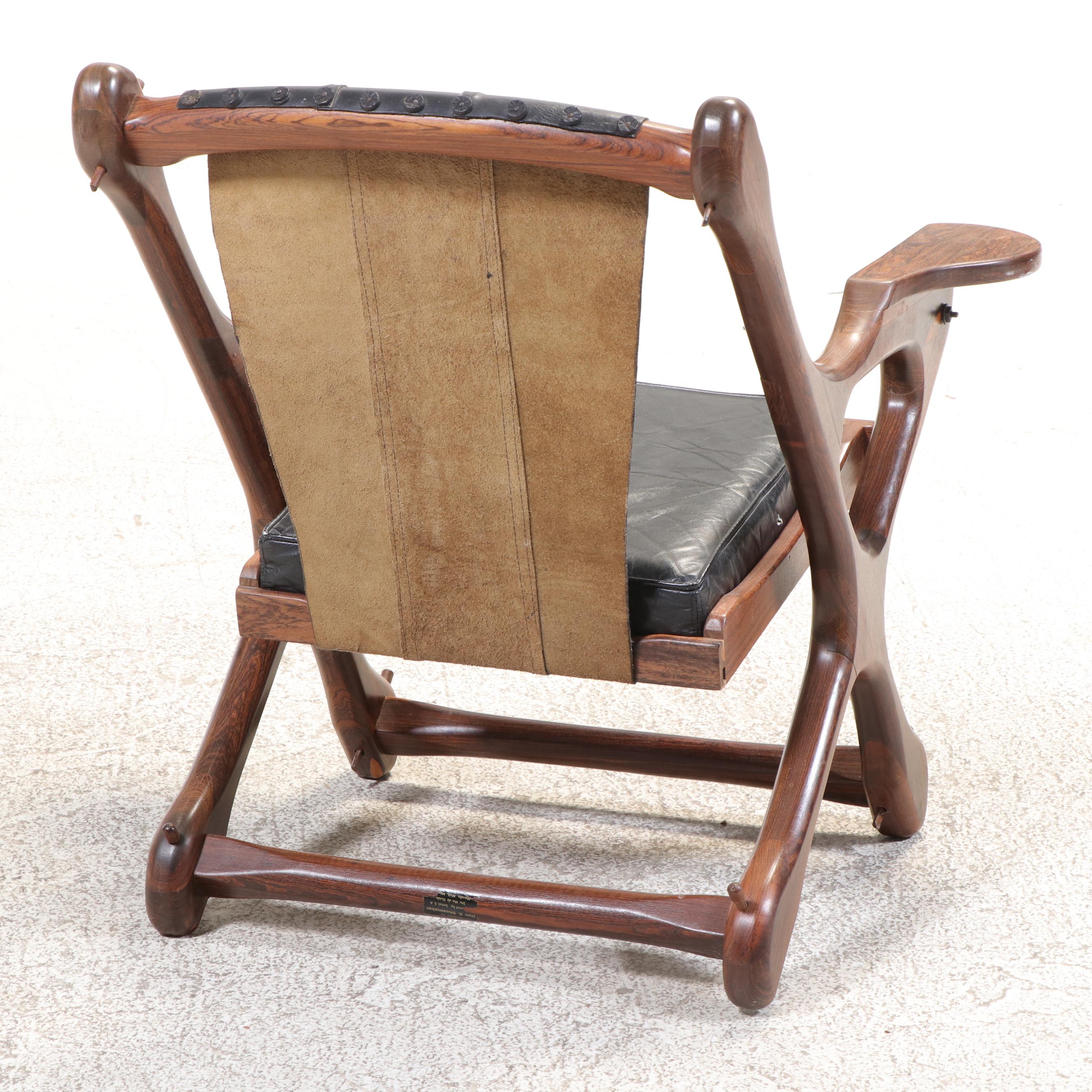 Don S. Shoemaker for Señal S.A. Cocobolo "Swinger" Lounge Chair, Circa 1960