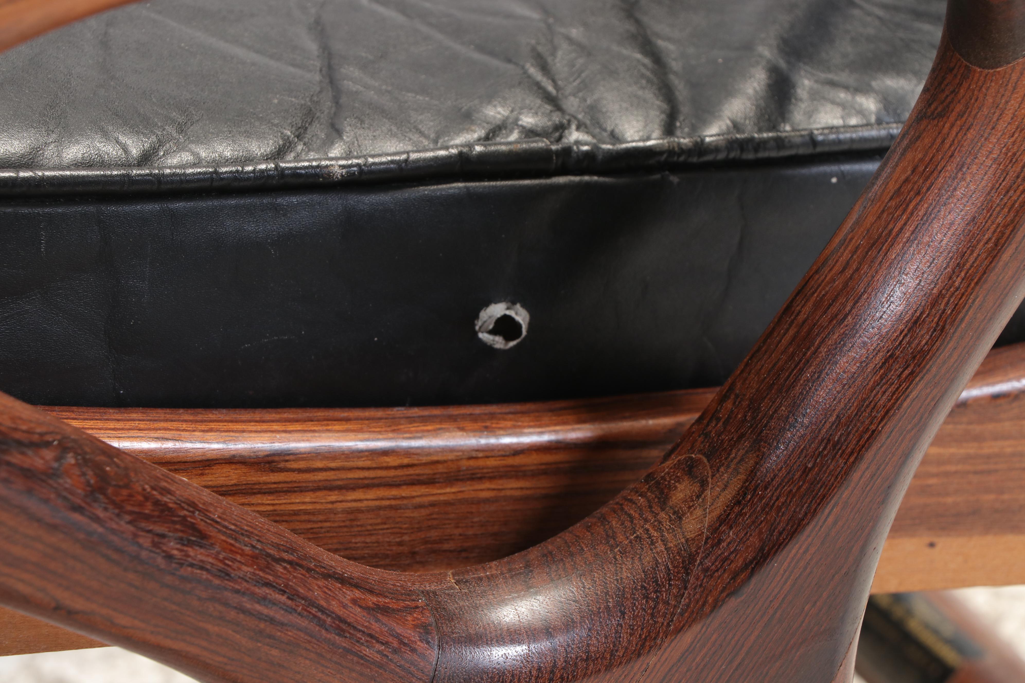 Don S. Shoemaker for Señal S.A. Cocobolo "Swinger" Lounge Chair, Circa 1960