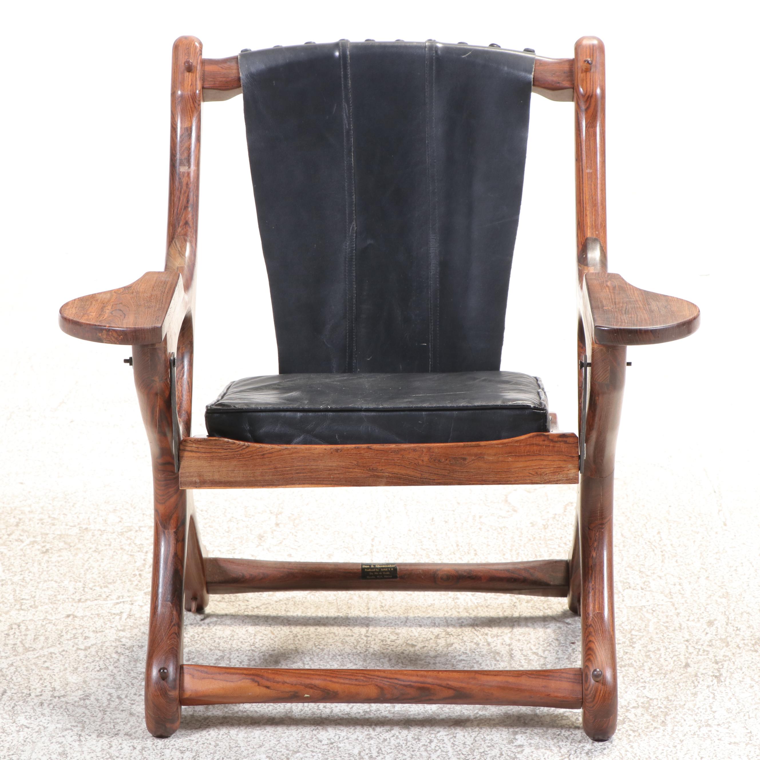 Don S. Shoemaker for Señal S.A. Cocobolo "Swinger" Lounge Chair, Circa 1960
