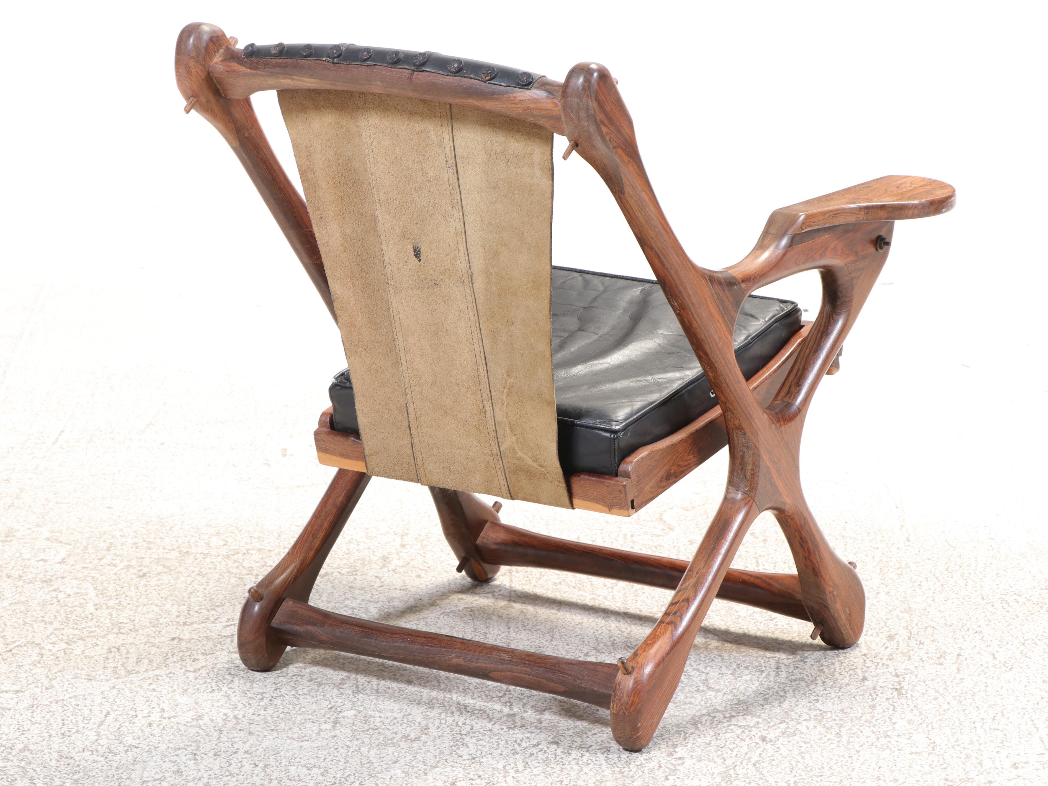 Don S. Shoemaker for Señal S.A. Cocobolo "Swinger" Lounge Chair, Circa 1960