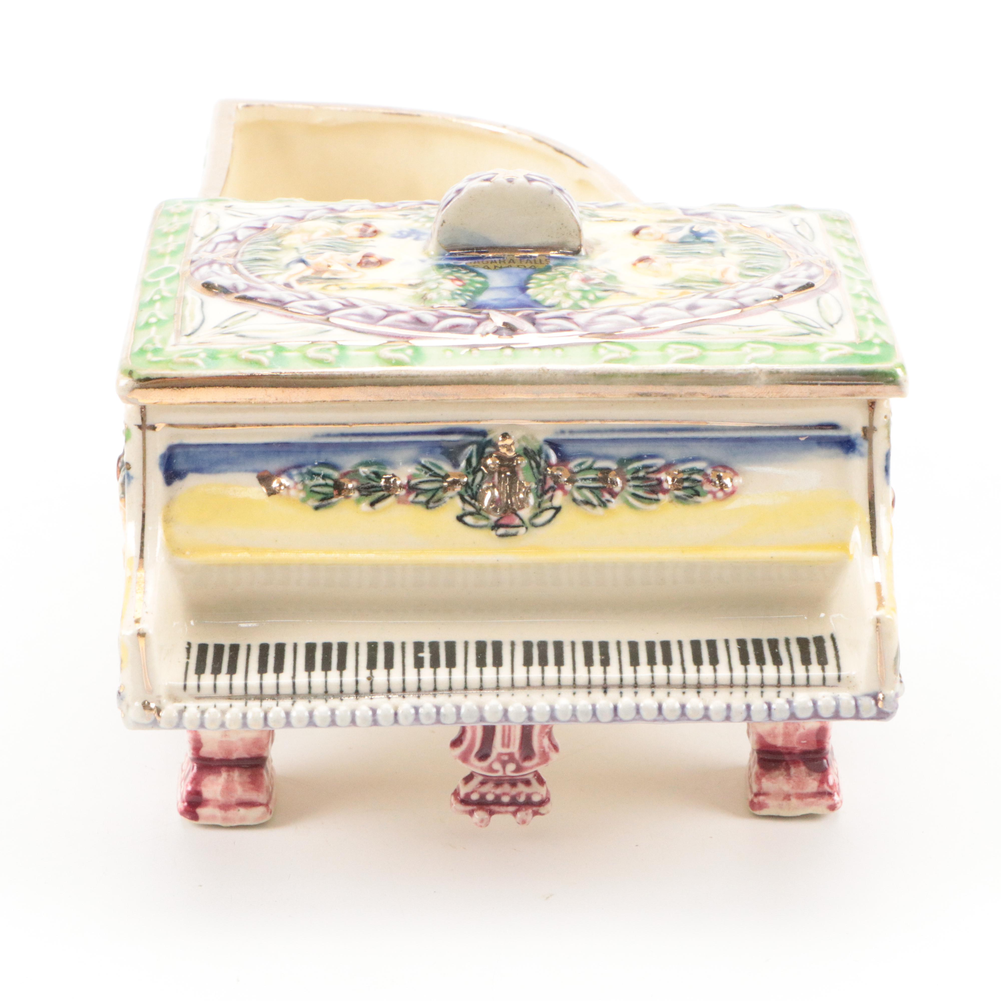 Lenox "Beauty Of The Ball" Porcelain Figurine with Ceramic Ashtray and More