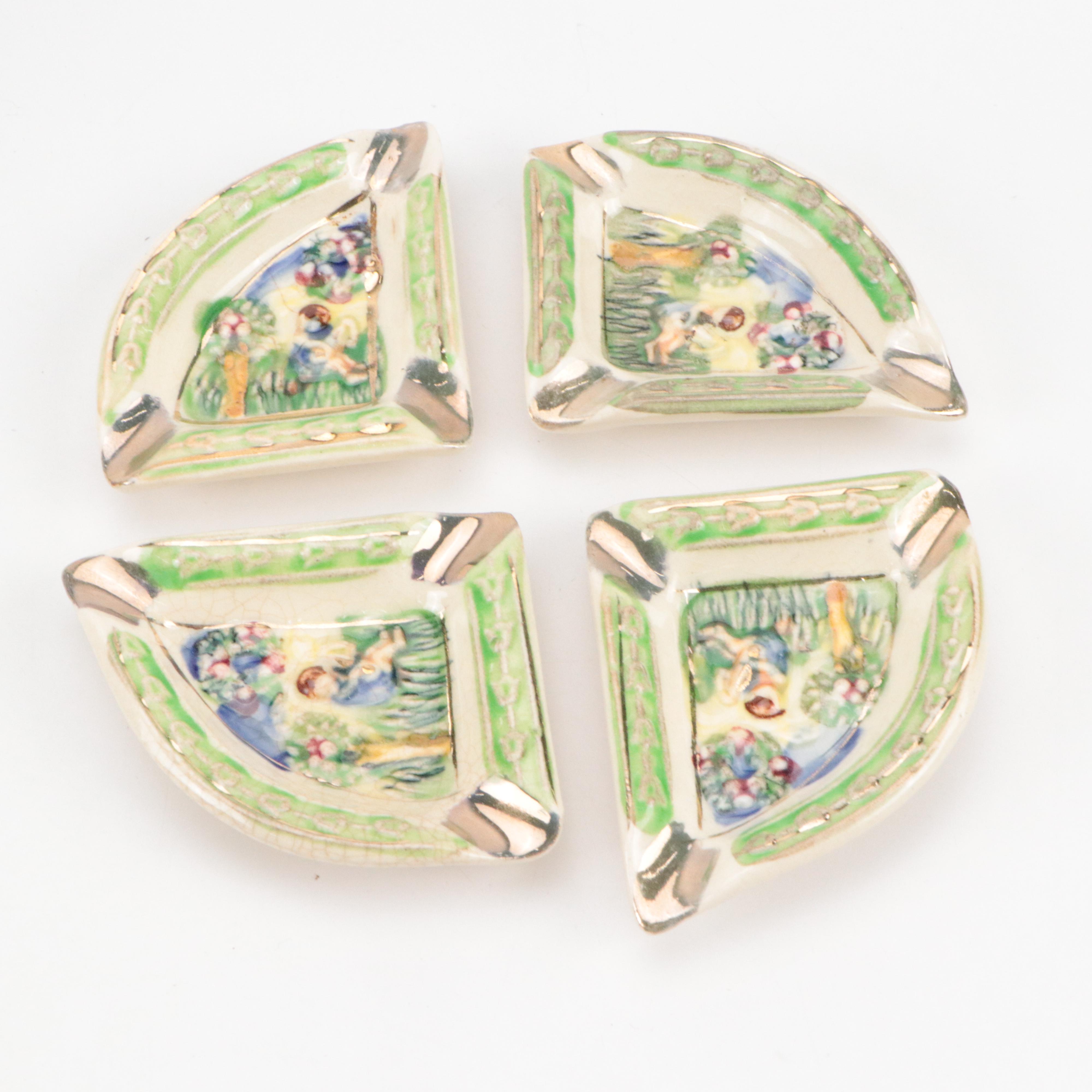 Lenox "Beauty Of The Ball" Porcelain Figurine with Ceramic Ashtray and More