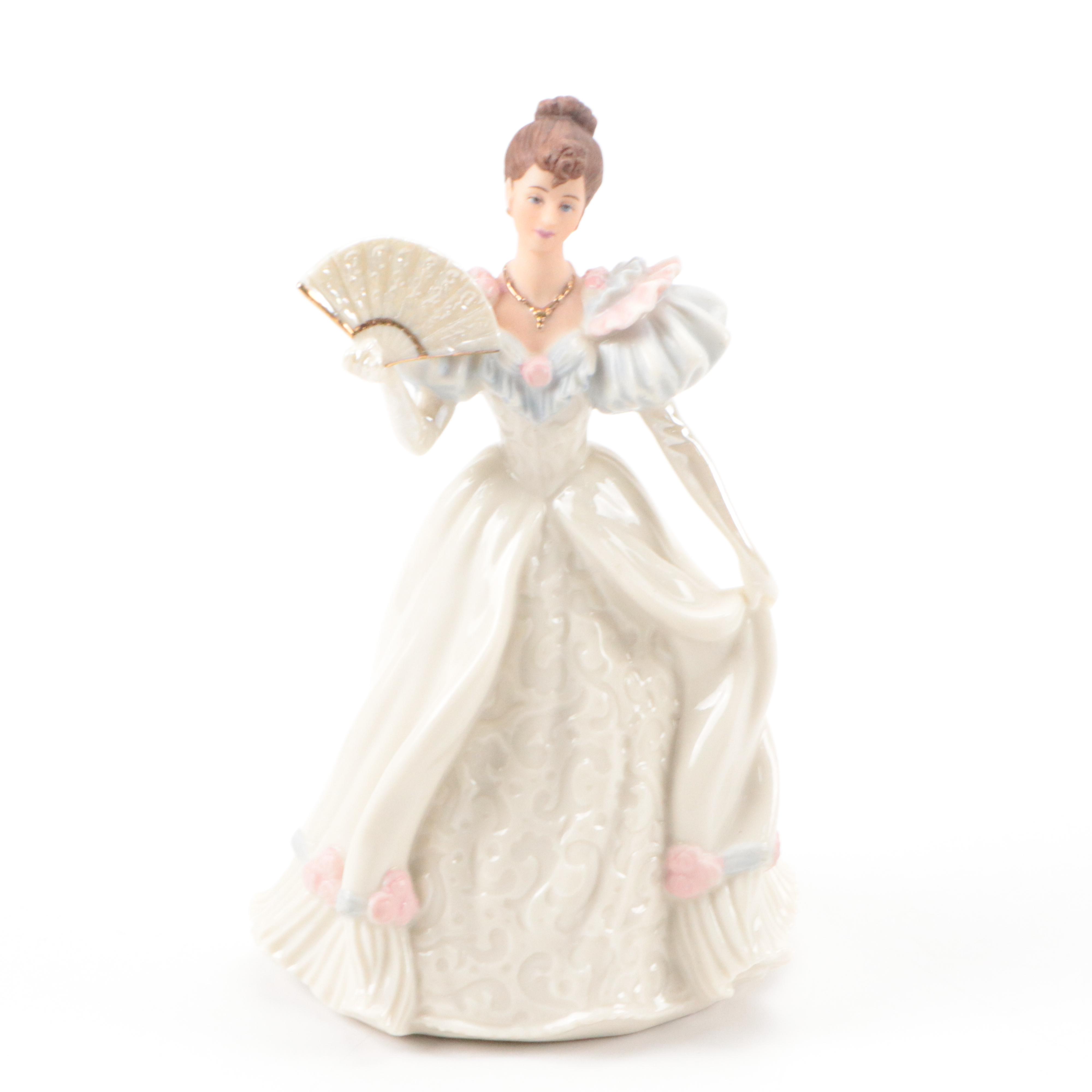 Lenox "Beauty Of The Ball" Porcelain Figurine with Ceramic Ashtray and More