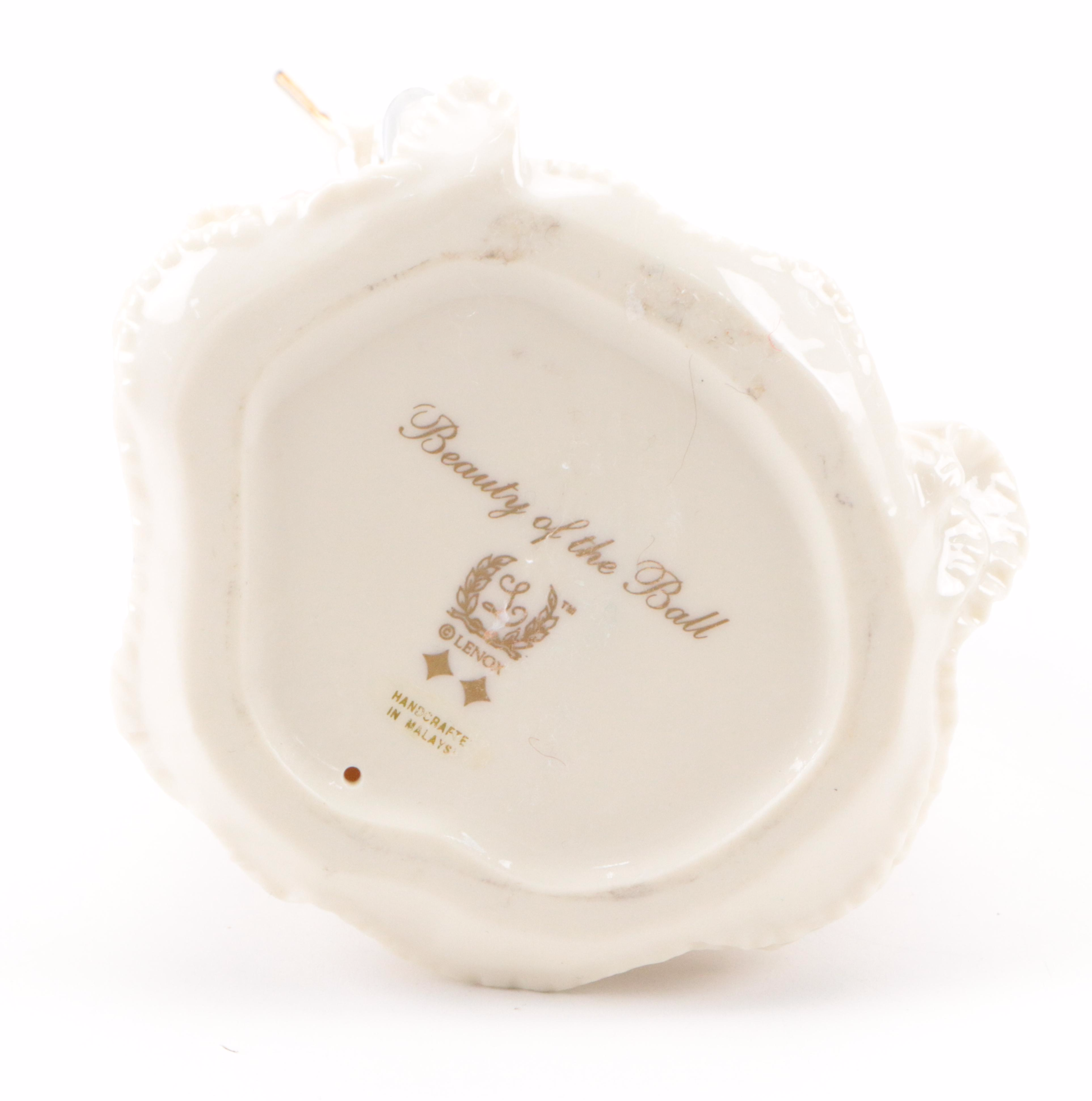 Lenox "Beauty Of The Ball" Porcelain Figurine with Ceramic Ashtray and More