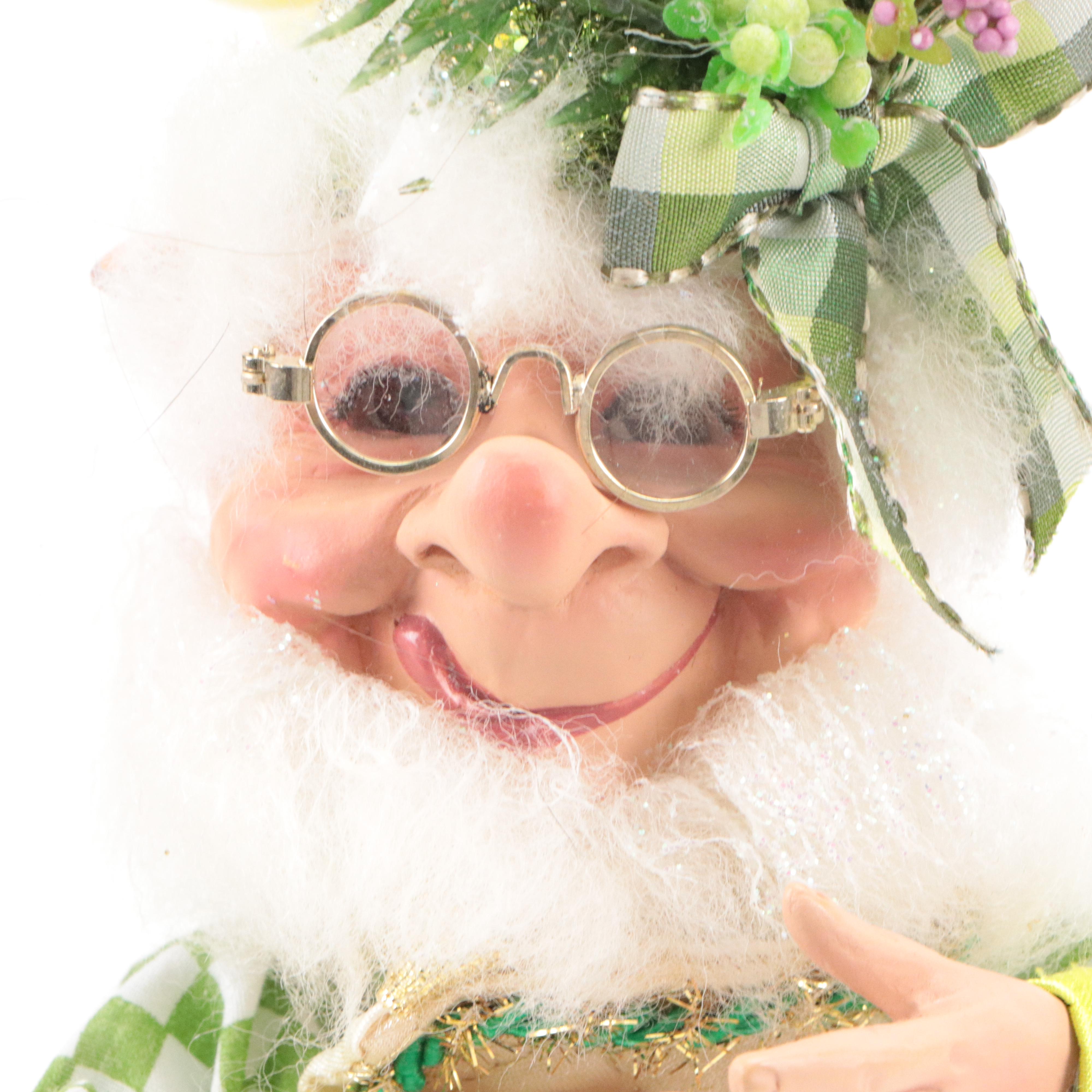 Mark Robert "Helper Kitchen Elf" Plastic Doll w/ Mickey Mouse Figurine and More