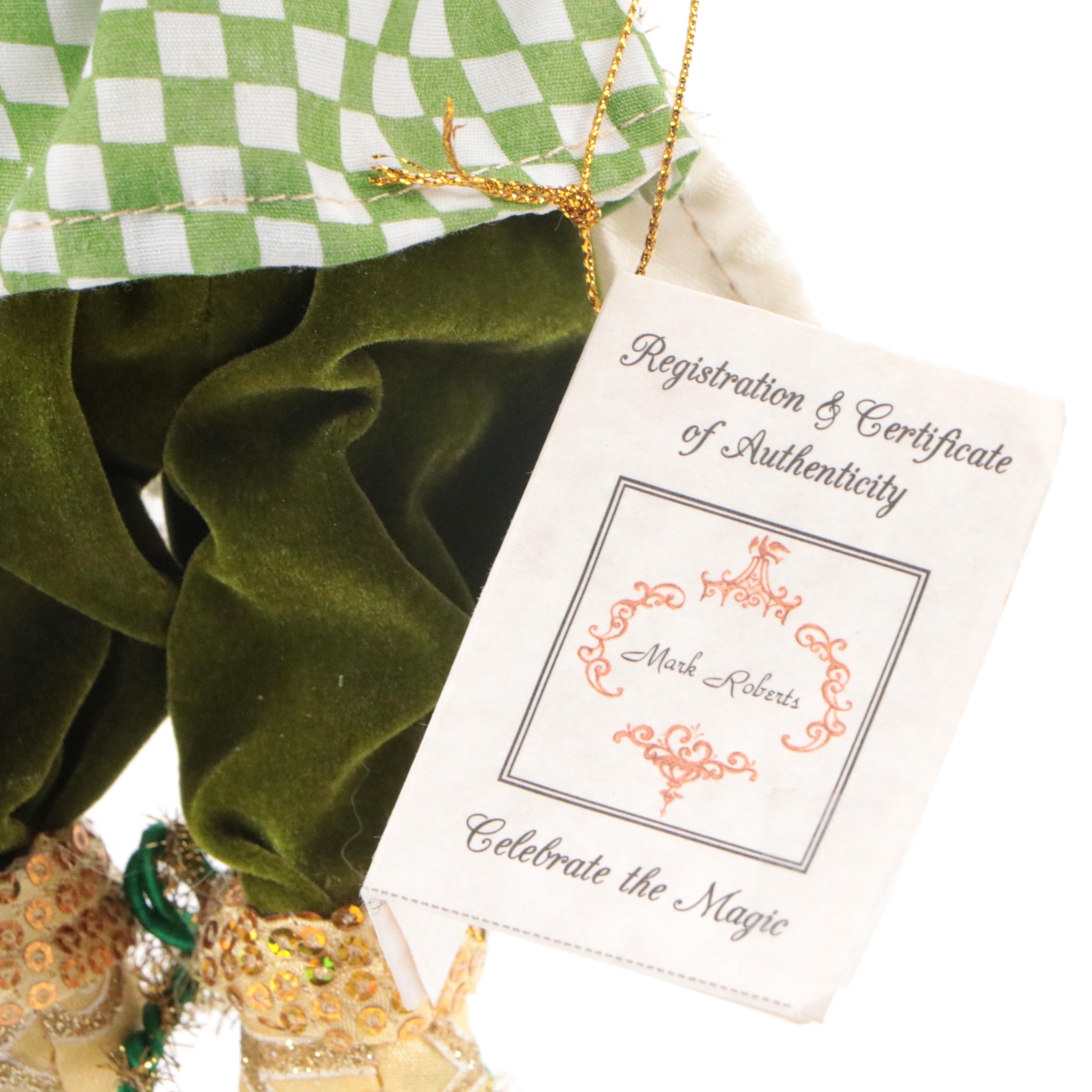 Mark Robert "Helper Kitchen Elf" Plastic Doll w/ Mickey Mouse Figurine and More