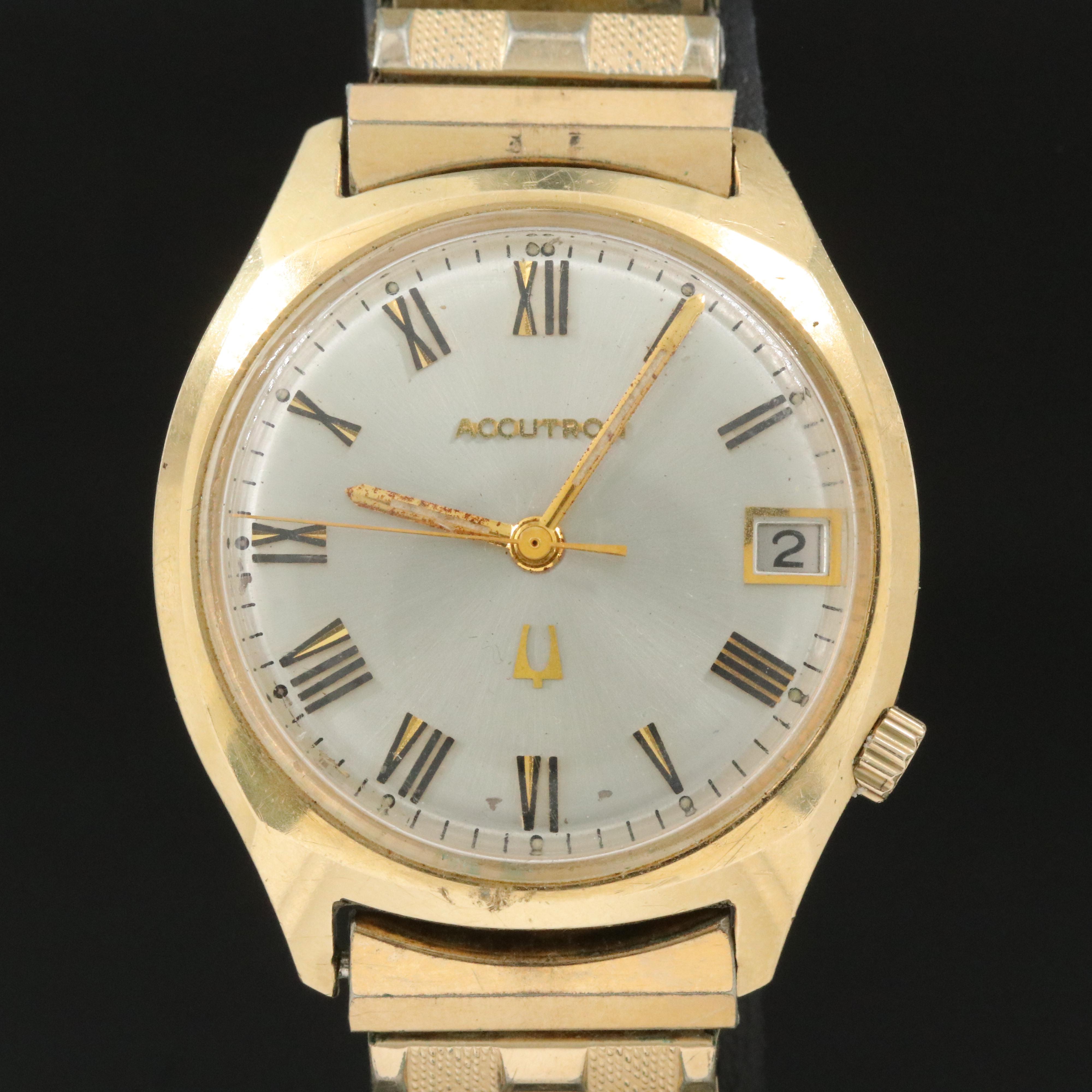 1972 Bulova Accutron "Service Award" Gold-Filled Watch