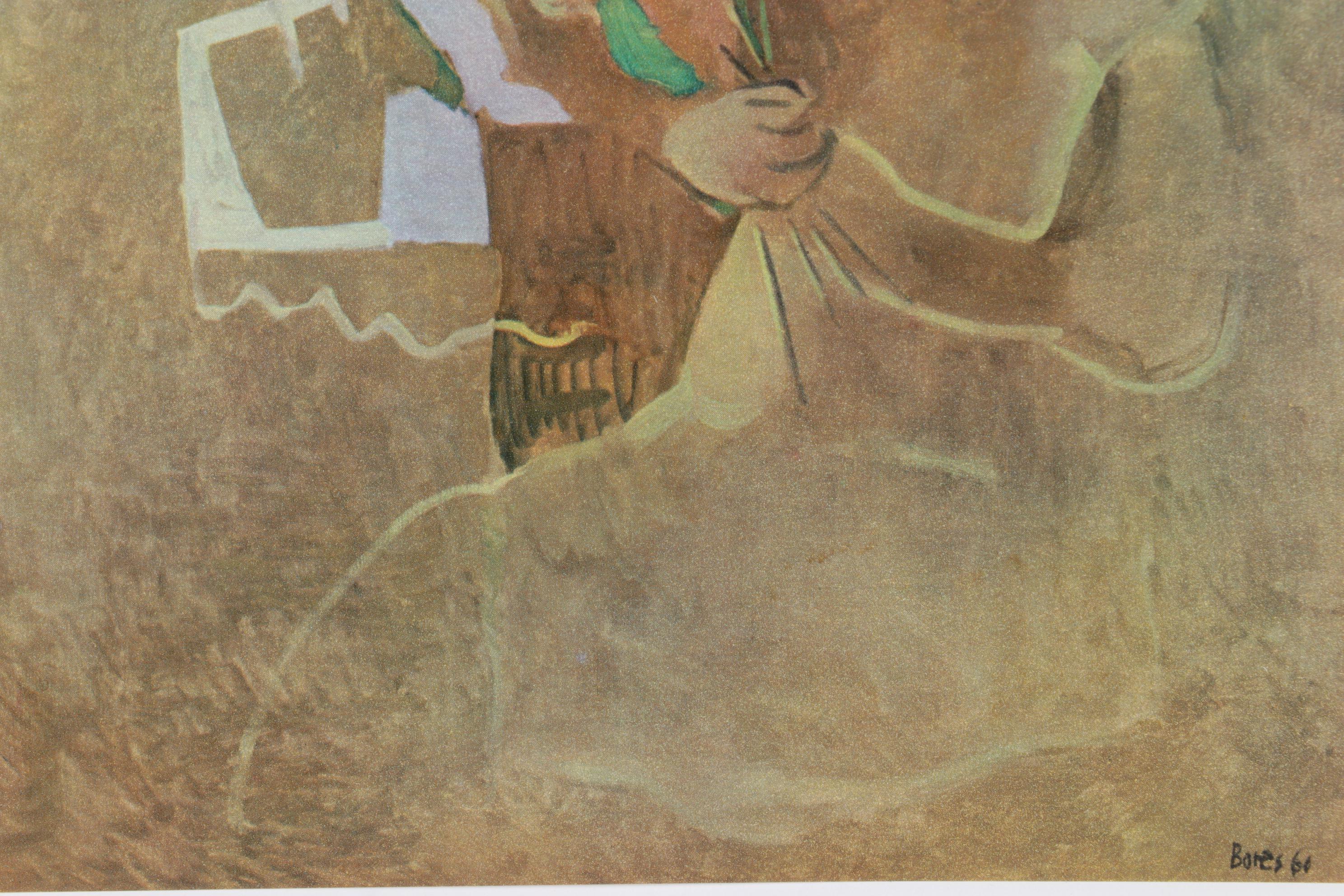 Francisco Borès Lopez Heliogravure "The Sailor's Wife" From "Borès," 1961