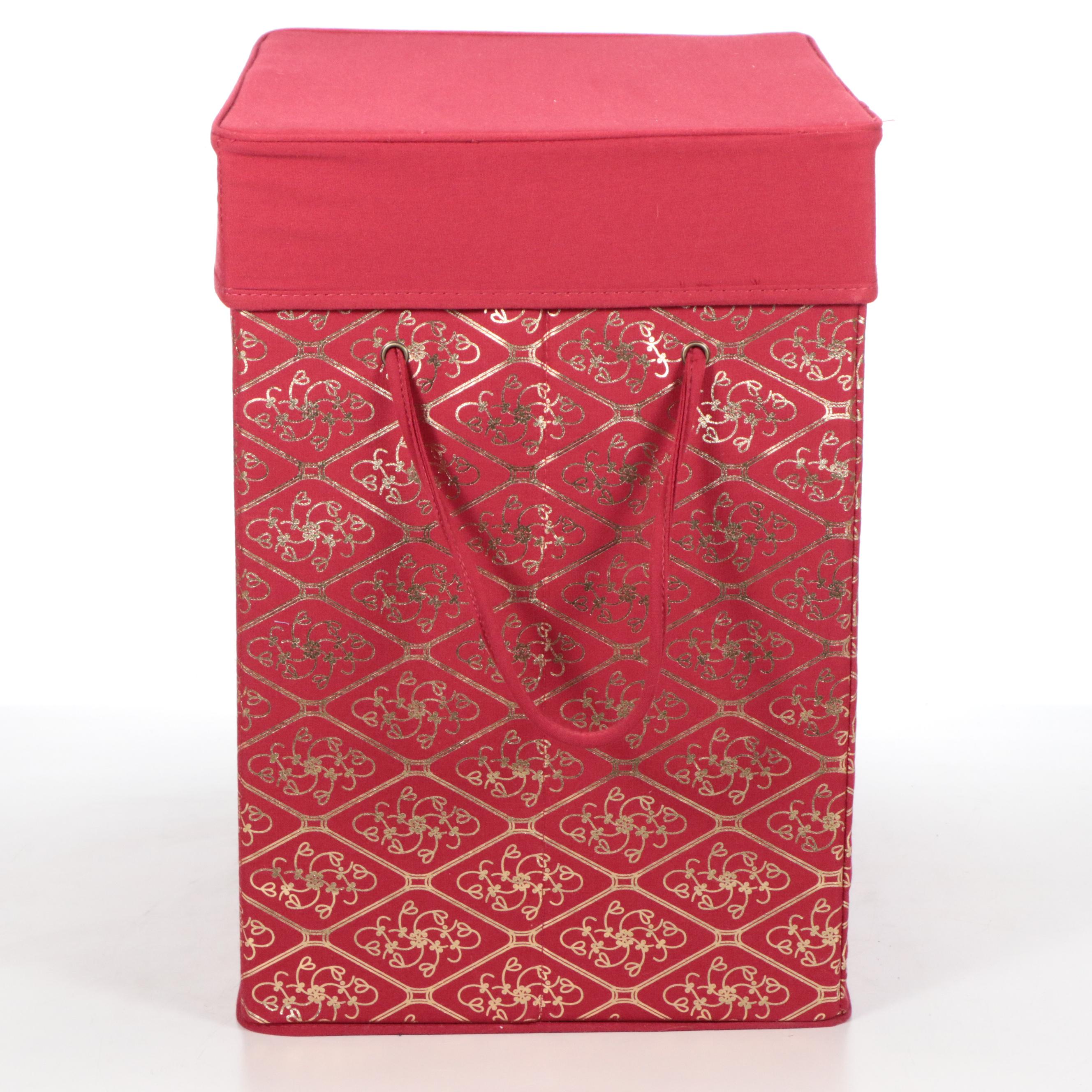 Frontgate Ornament Storage Container with Glass and Other Christmas Ornaments