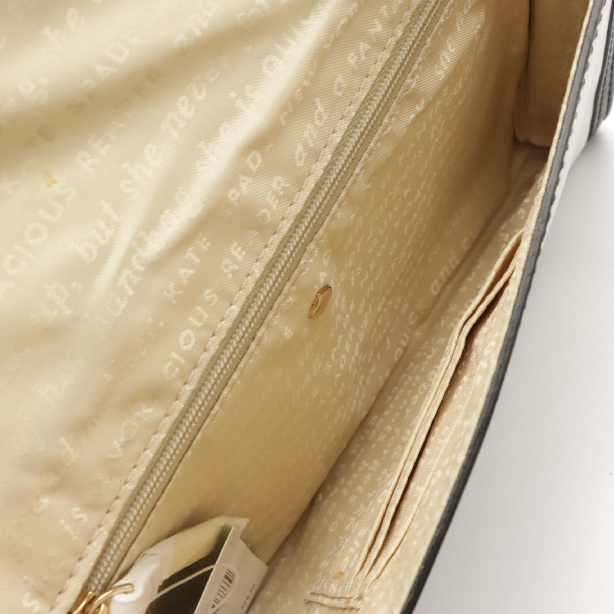 Kate Spade Taza Soccer Clutch and Bon Bon Cosmetic Pouch with Brighton Card Case