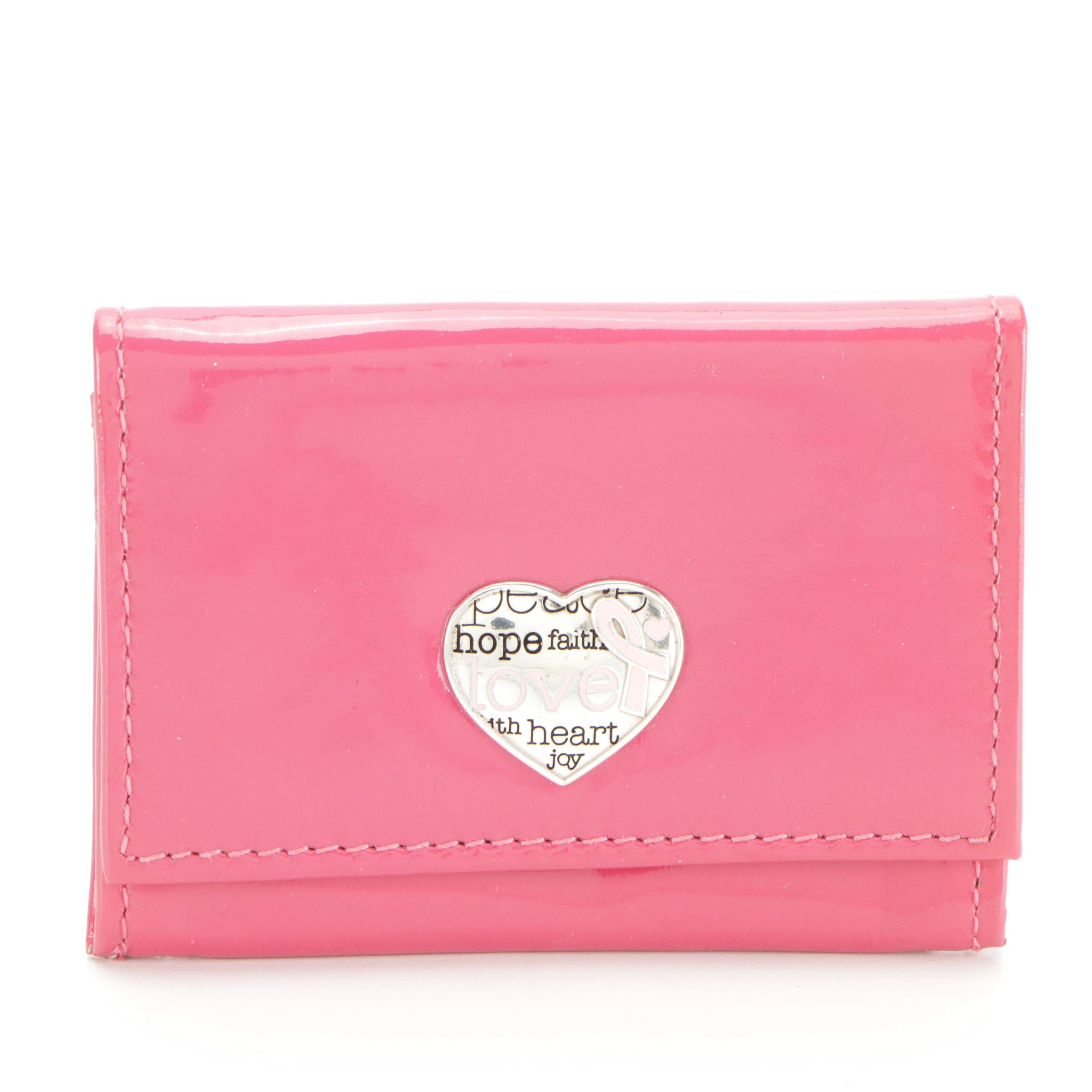 Kate Spade Taza Soccer Clutch and Bon Bon Cosmetic Pouch with Brighton Card Case