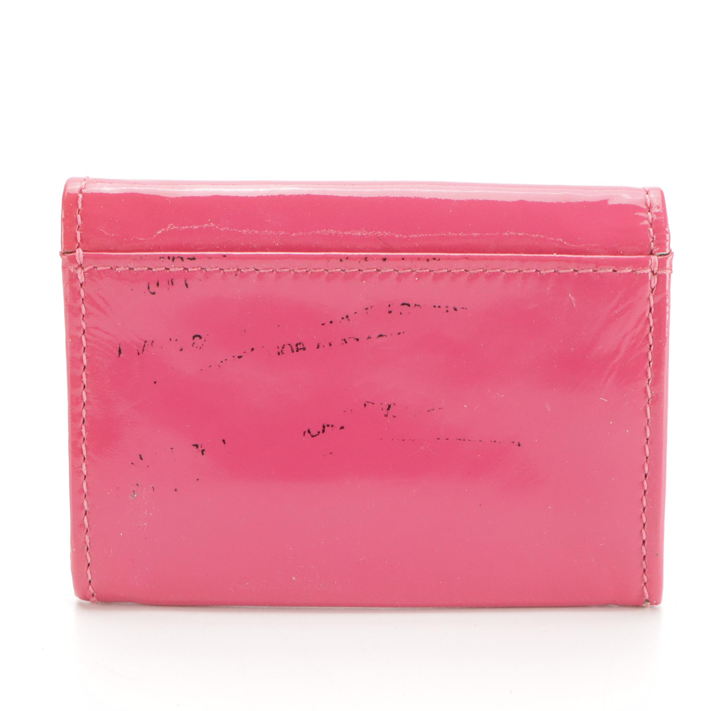 Kate Spade Taza Soccer Clutch and Bon Bon Cosmetic Pouch with Brighton Card Case