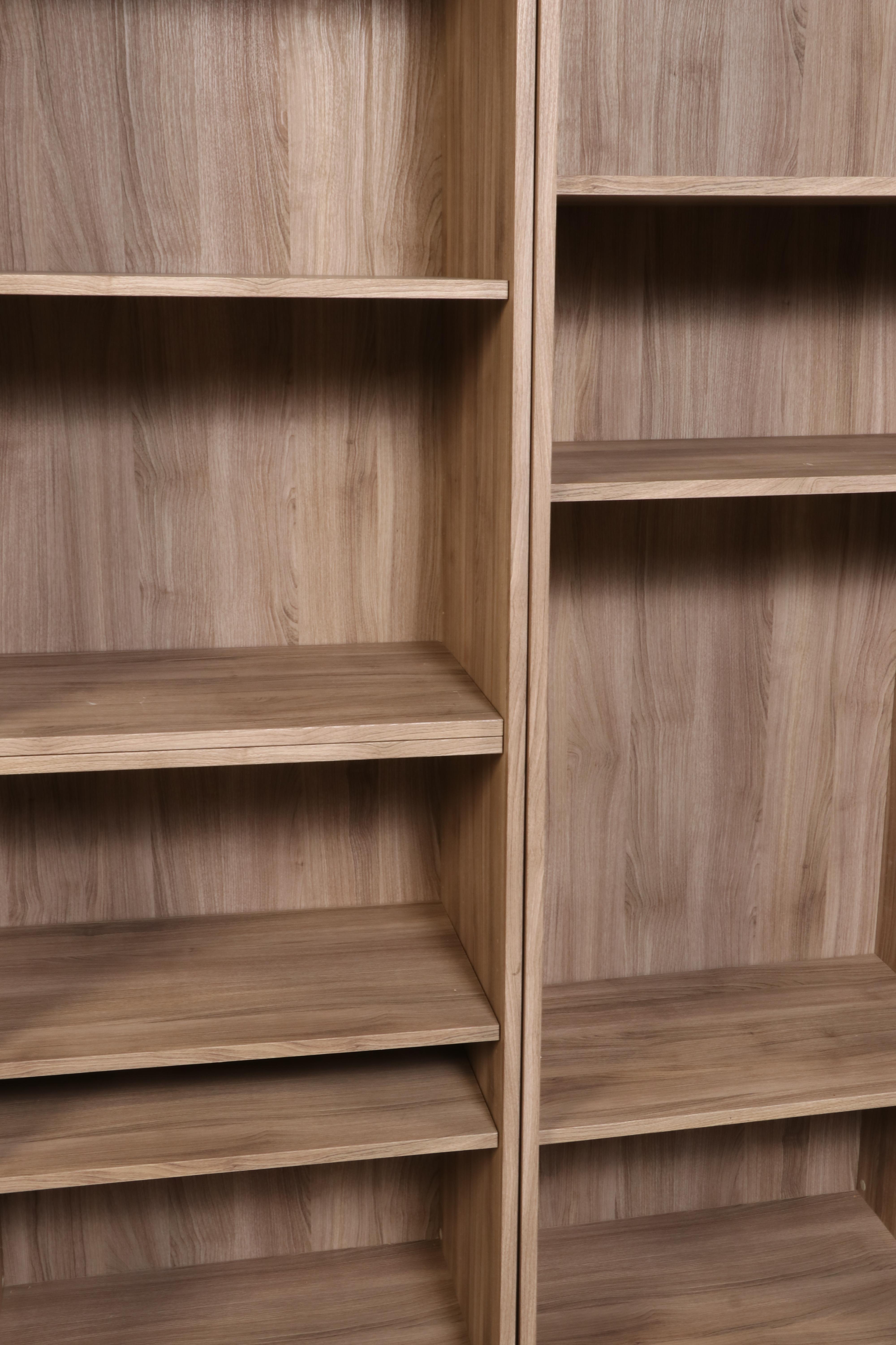IKEA "BESTÅ" Bookcase Units in Grey Stained Walnut Effect