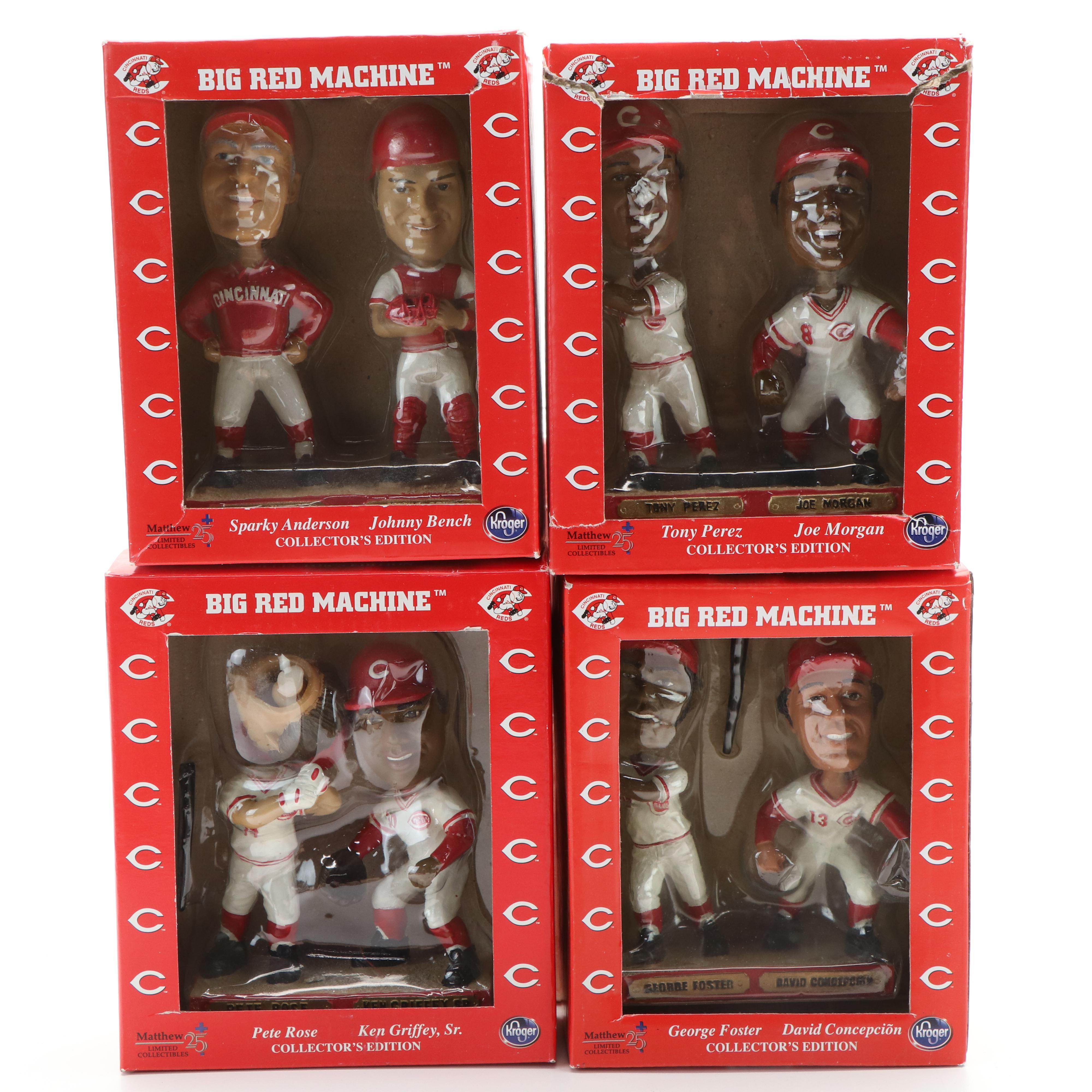 Carson Palmer Signed Print with Chris Sabo and Sam LeCure Signed Baseball, More