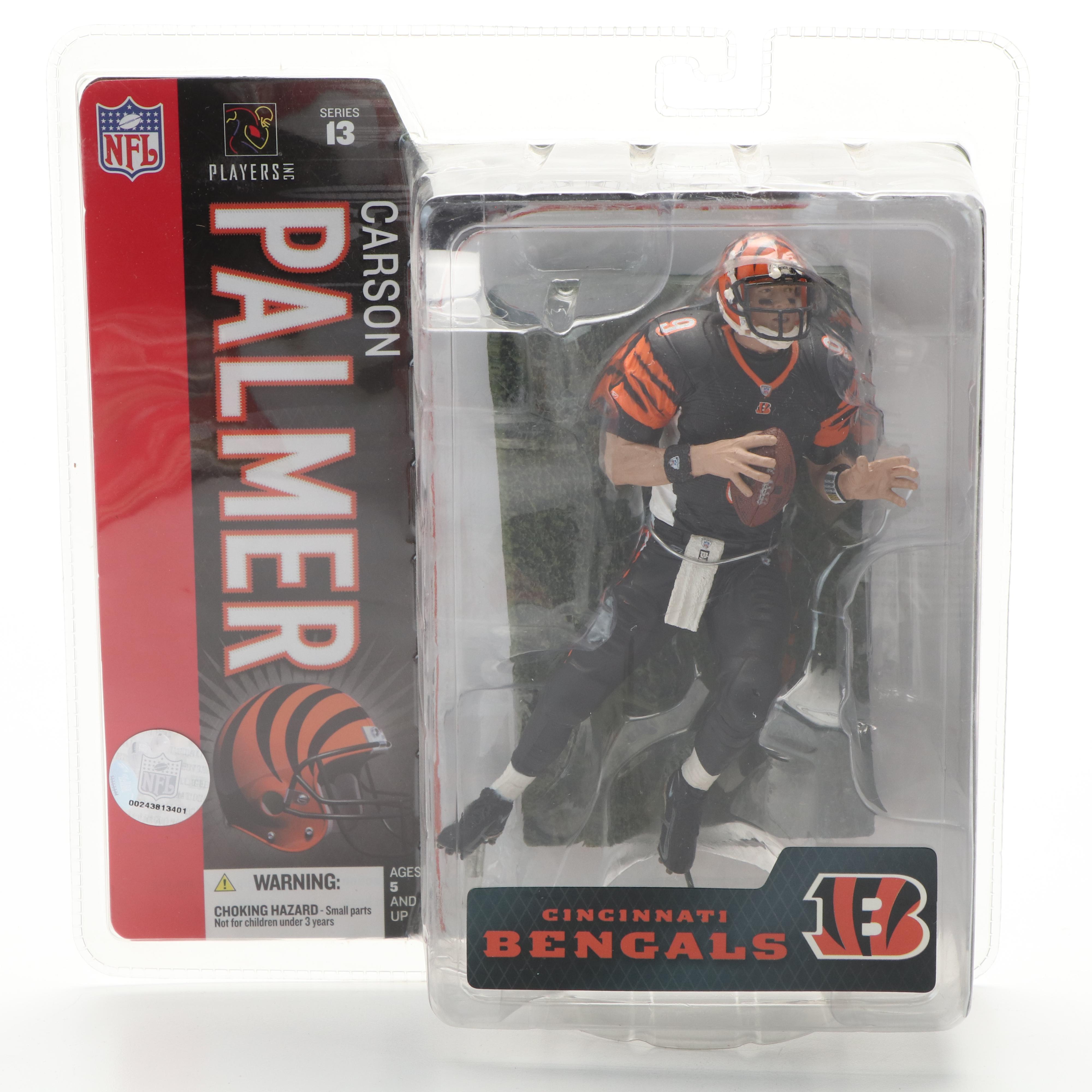 Carson Palmer Signed Print with Chris Sabo and Sam LeCure Signed Baseball, More