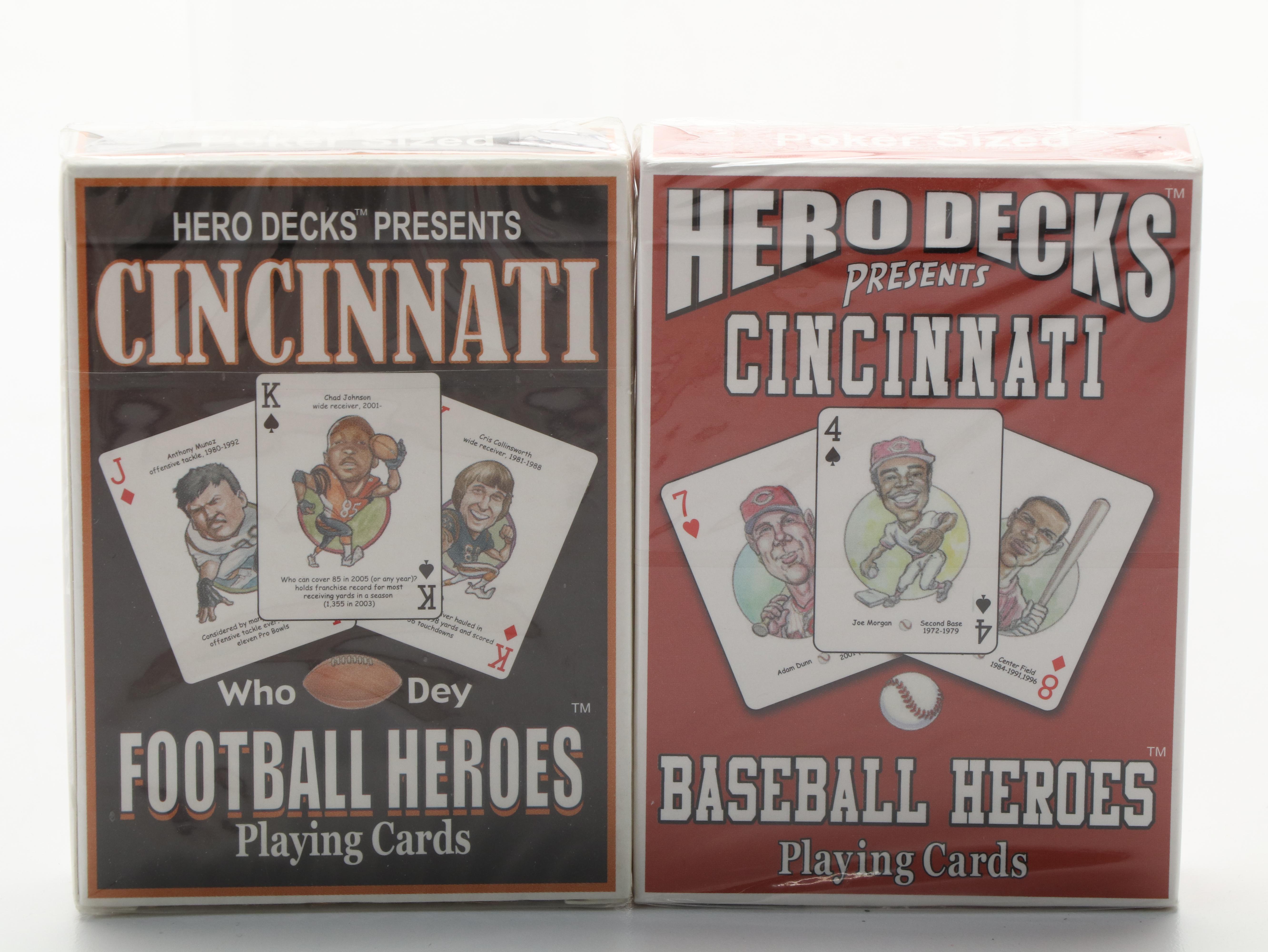 Carson Palmer Signed Print with Chris Sabo and Sam LeCure Signed Baseball, More