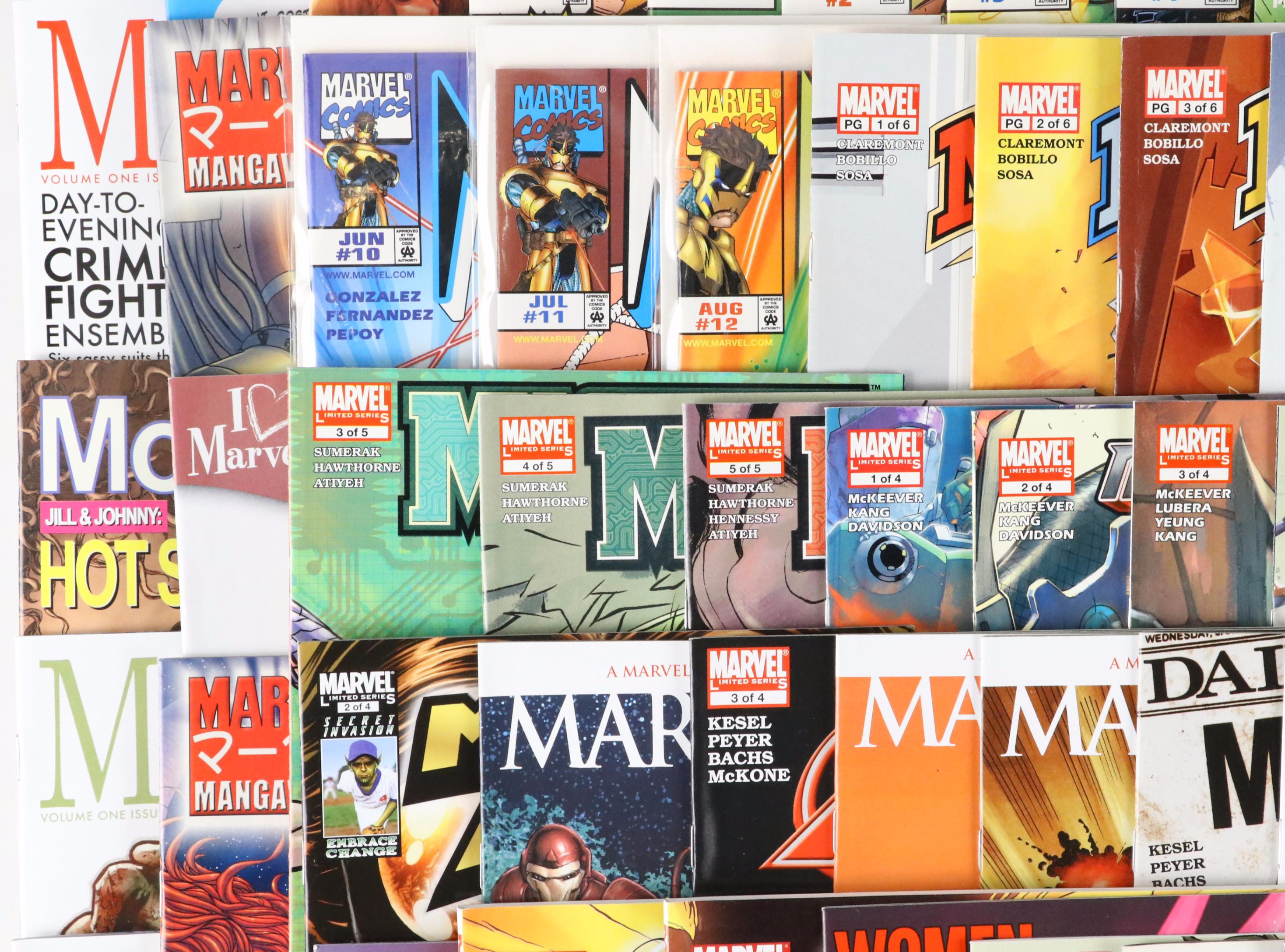 Modern Marvel Comics, Including "Marvel Apes," "Machine Teen," "Maverick," More
