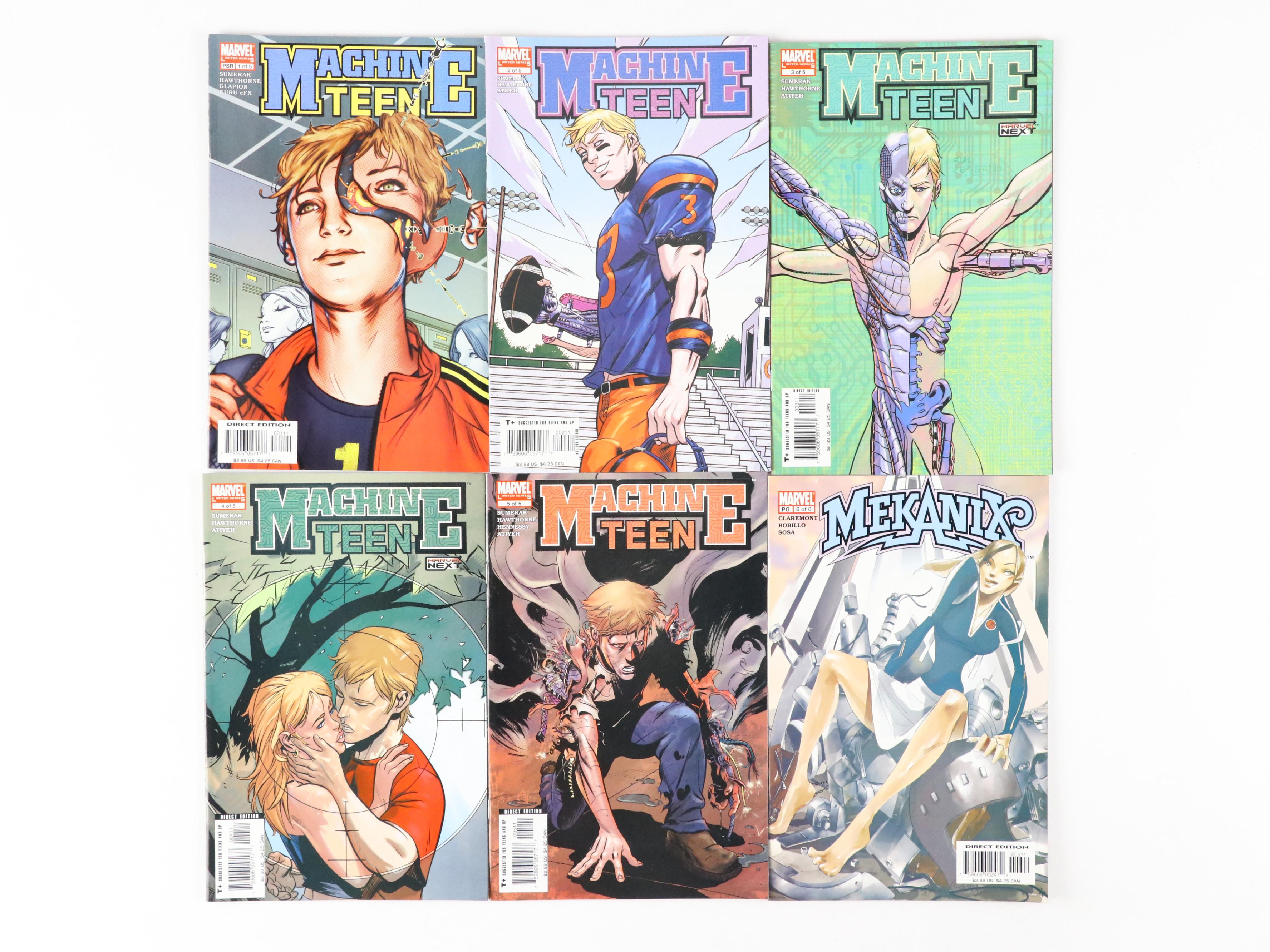 Modern Marvel Comics, Including "Marvel Apes," "Machine Teen," "Maverick," More