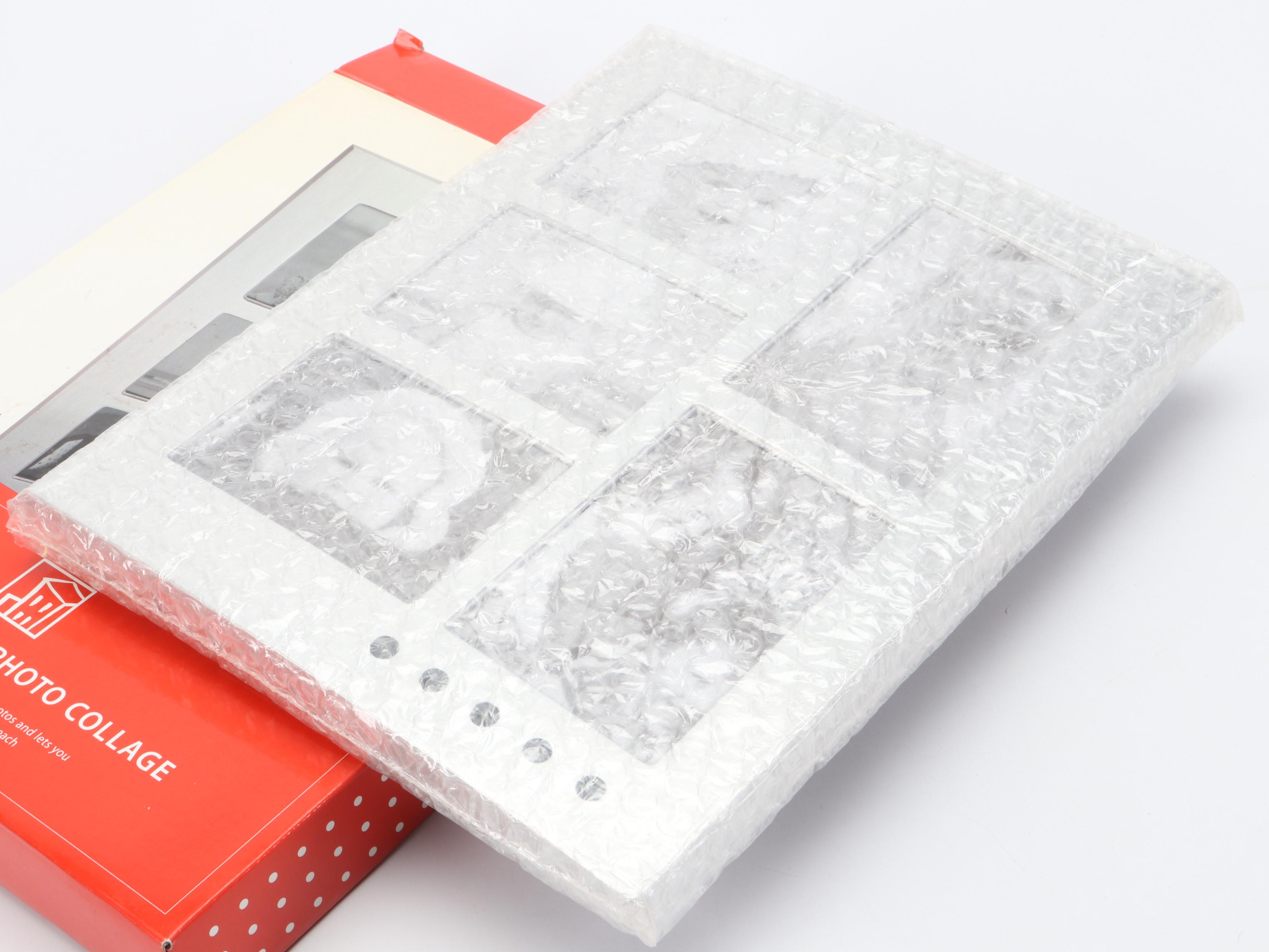 Brookstone Voice Recording Photo Collage with Digital Photo Frame