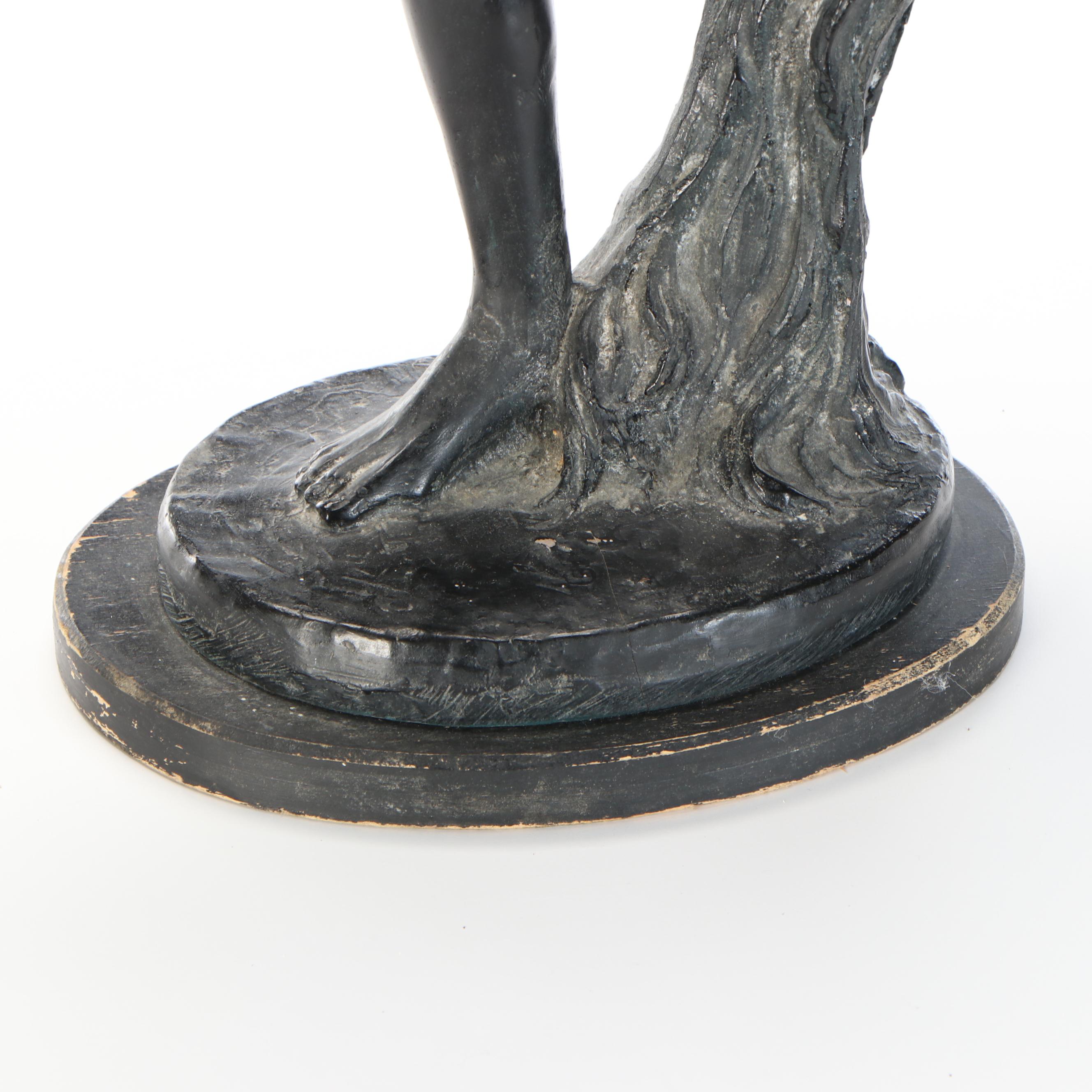 Austin Productions Chalkware "Sultry Awakening" Nude Figure After Klara Sever