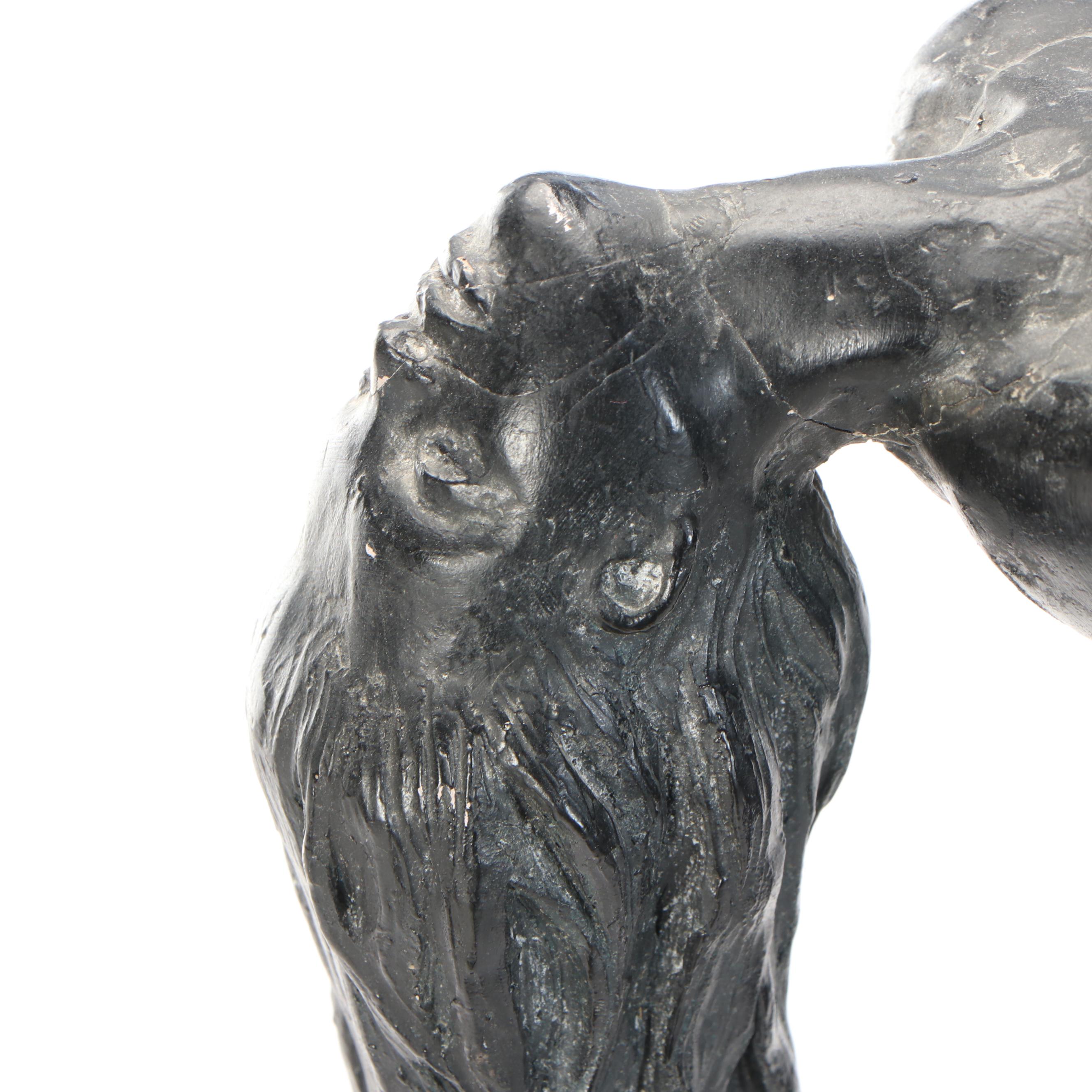 Austin Productions Chalkware "Sultry Awakening" Nude Figure After Klara Sever