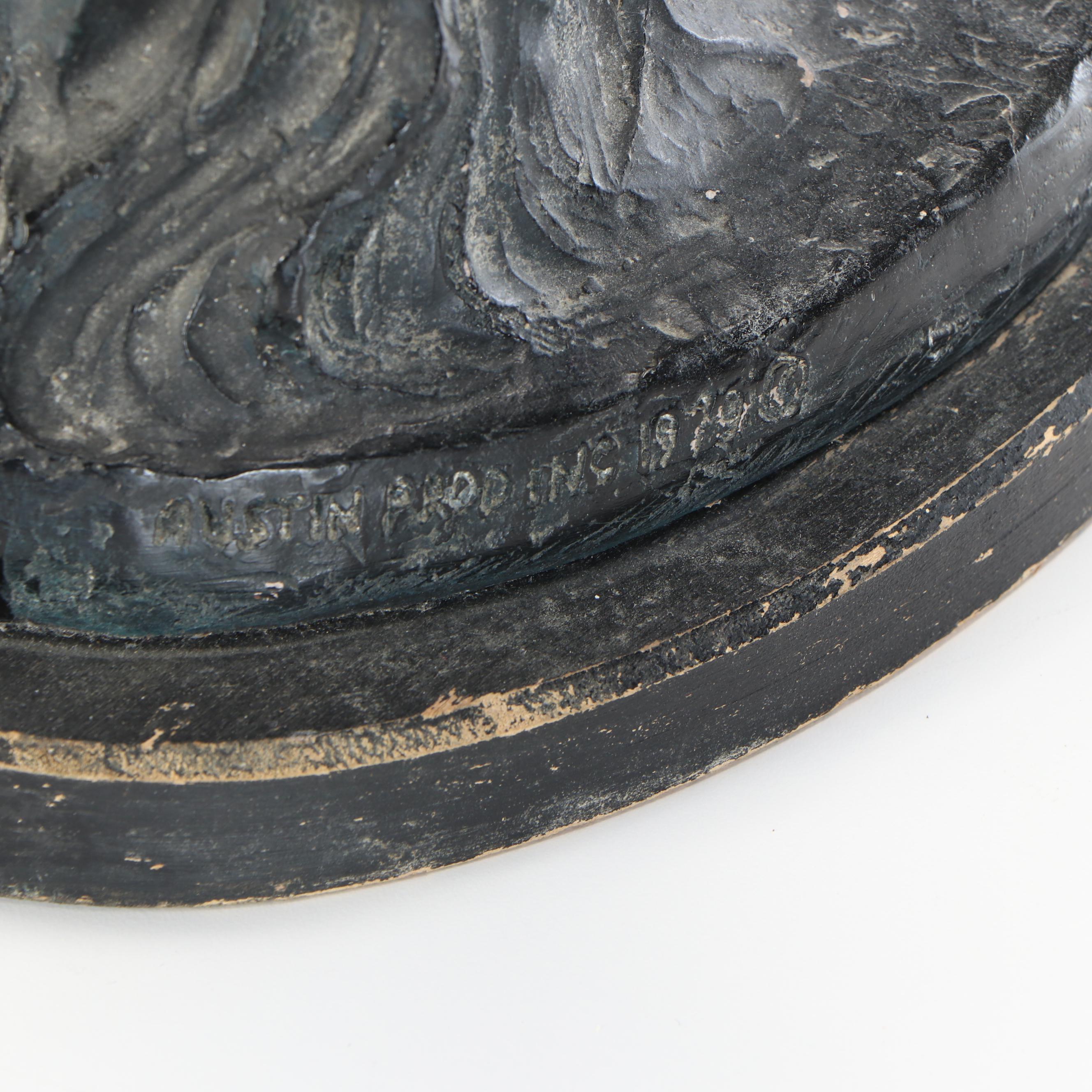 Austin Productions Chalkware "Sultry Awakening" Nude Figure After Klara Sever