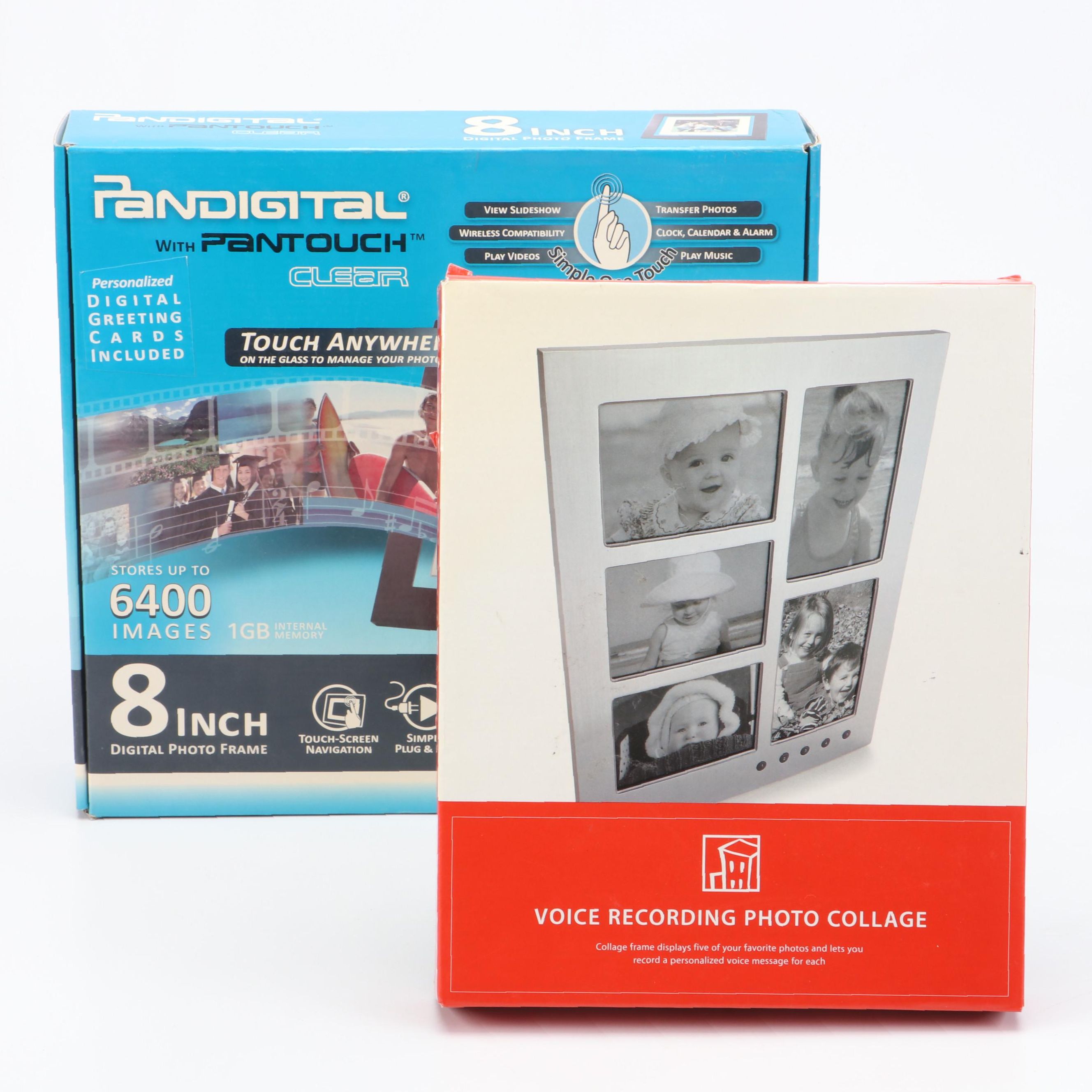 Brookstone Voice Recording Photo Collage with Digital Photo Frame