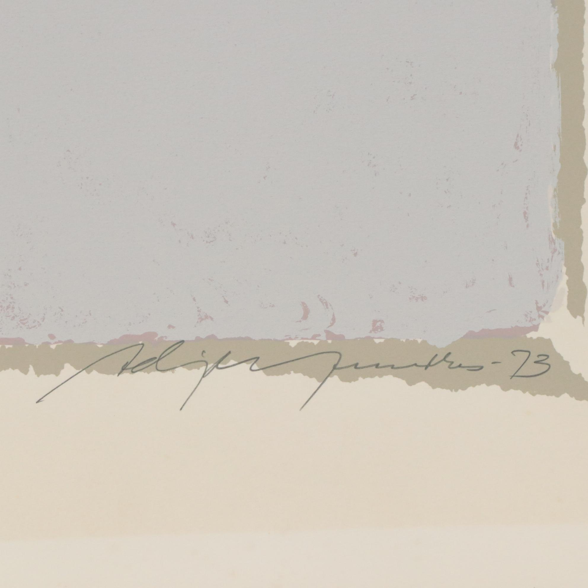 Adja Yunkers Serigraph "Passages des soupirs," 1973