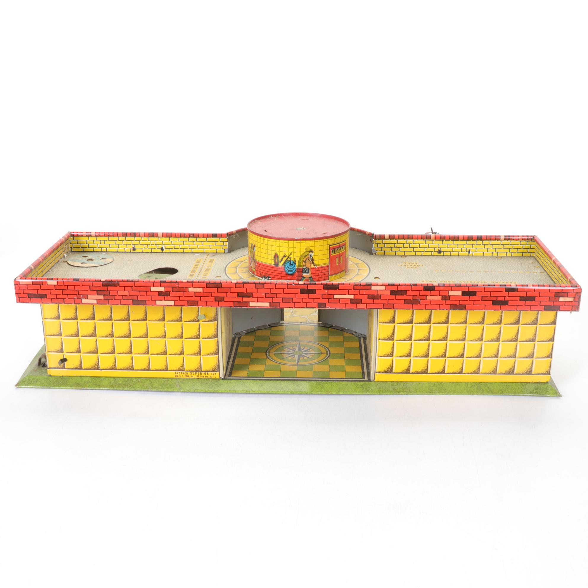 "Superior Airport", Marx Spotlight, and Other Metal Litho Toys