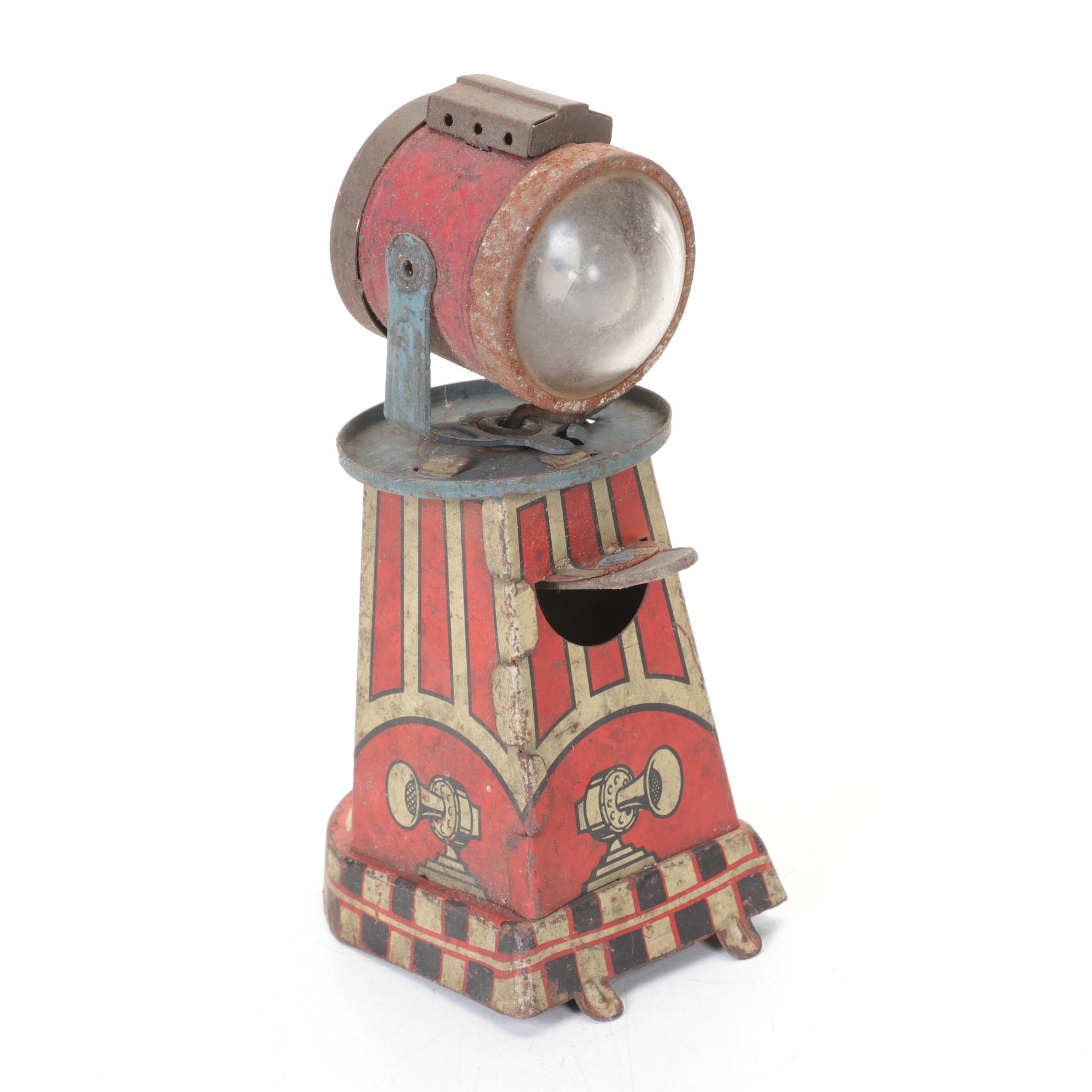 "Superior Airport", Marx Spotlight, and Other Metal Litho Toys