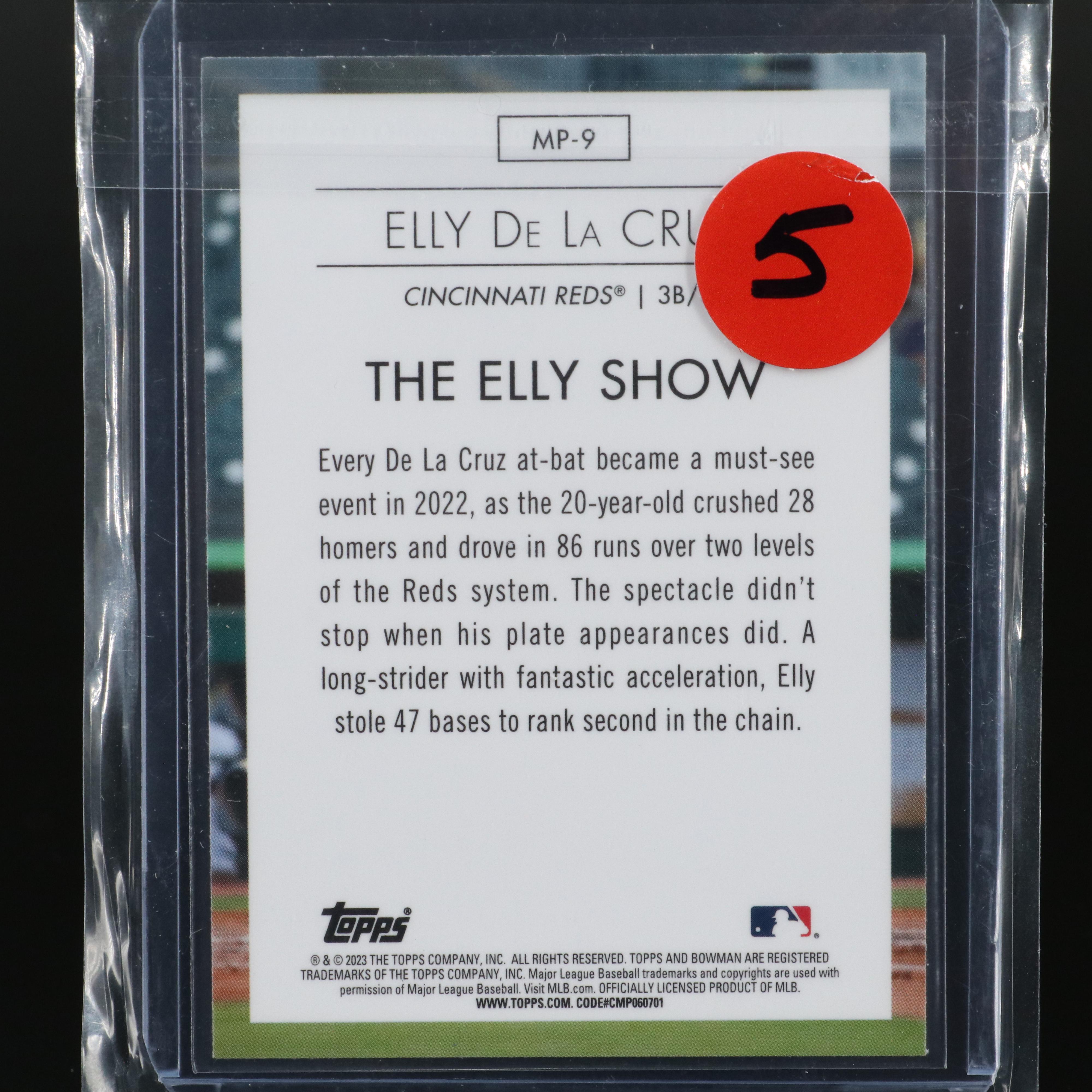 Matt McLain Signed Baseball with Elly De La Cruz Bowman Chrome 1st and More