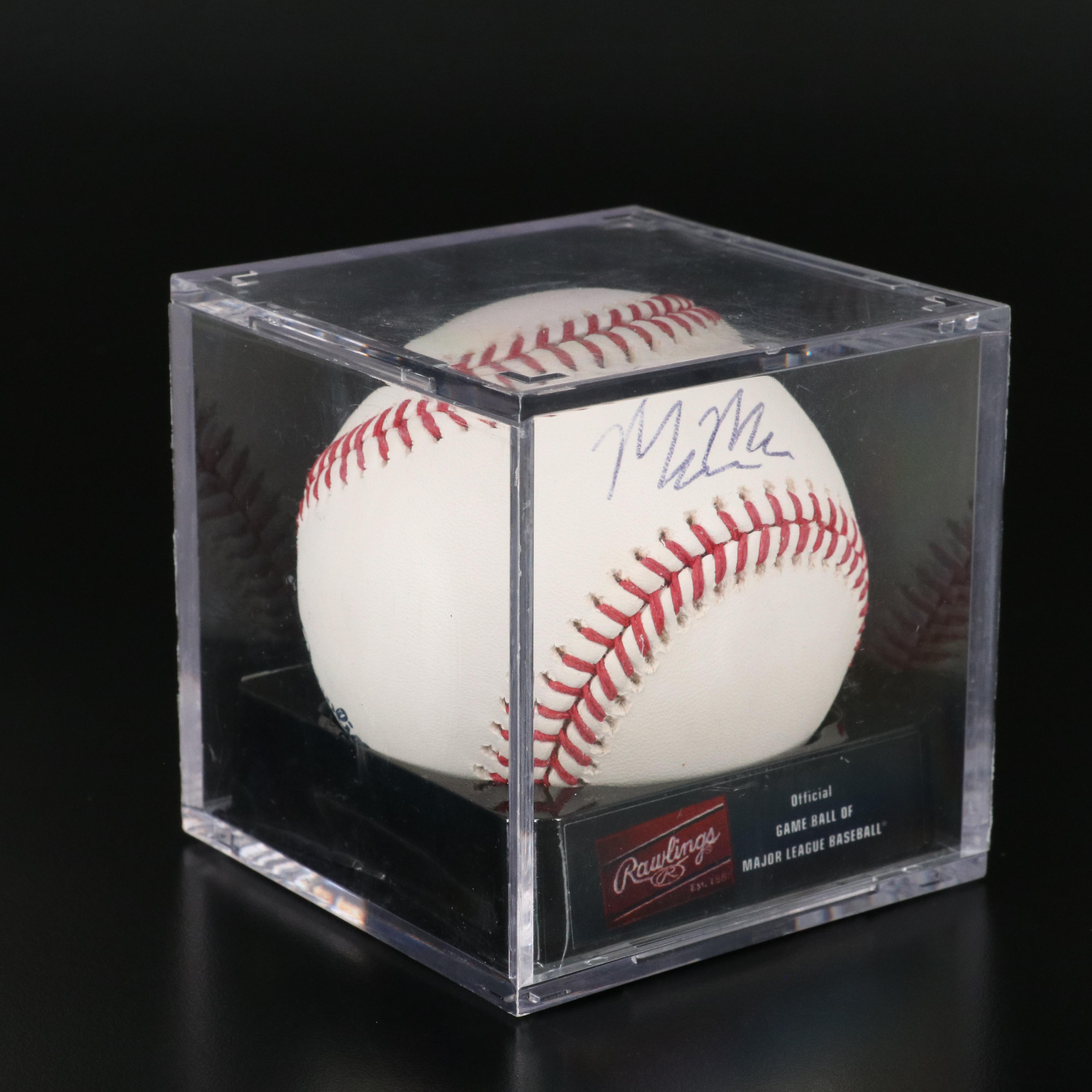 Matt McLain Signed Baseball with Elly De La Cruz Bowman Chrome 1st and More