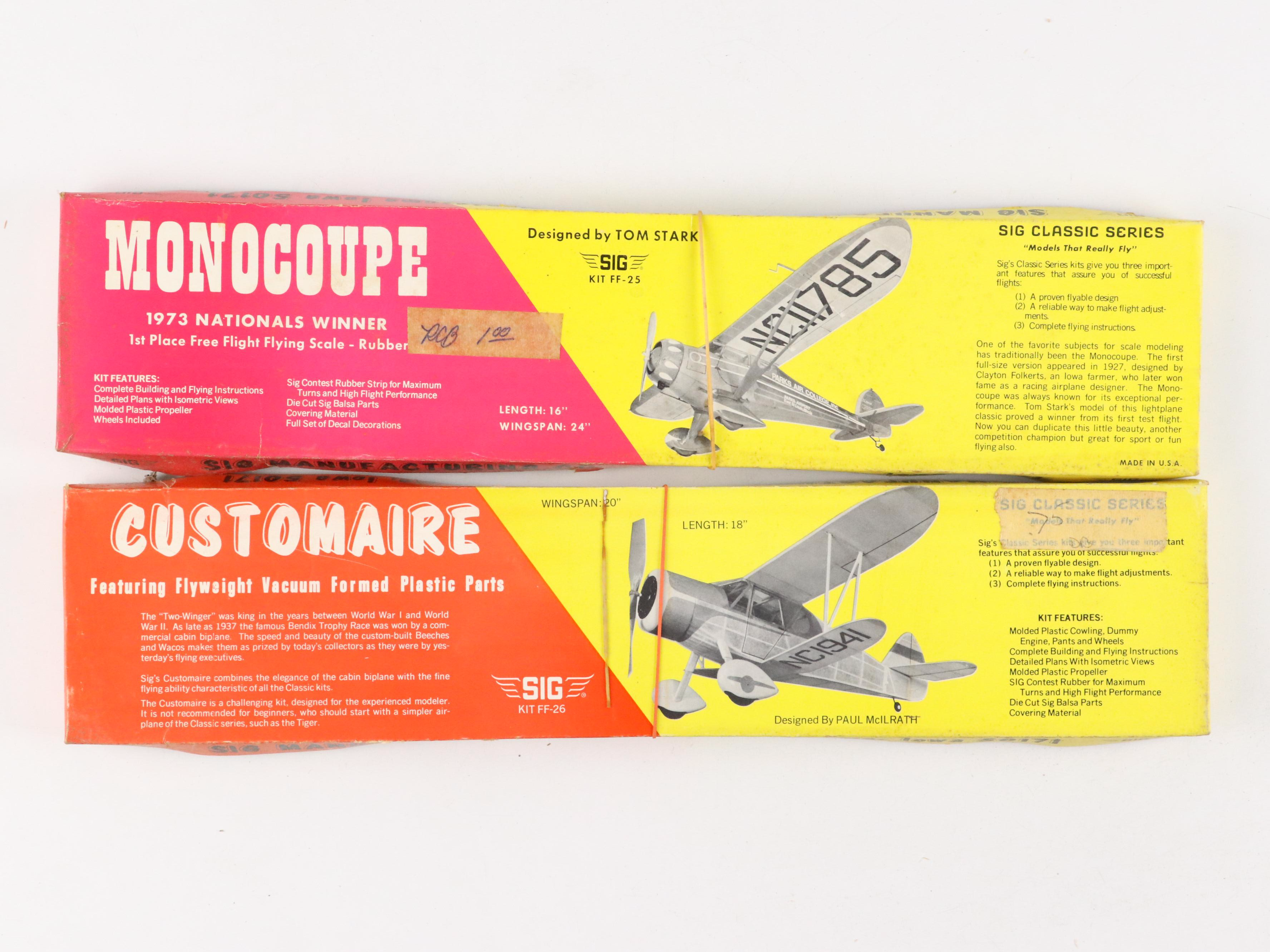Carl Goldberg "Ranger 21," Sig "Thermal Dart" and More Airplane Model Kits