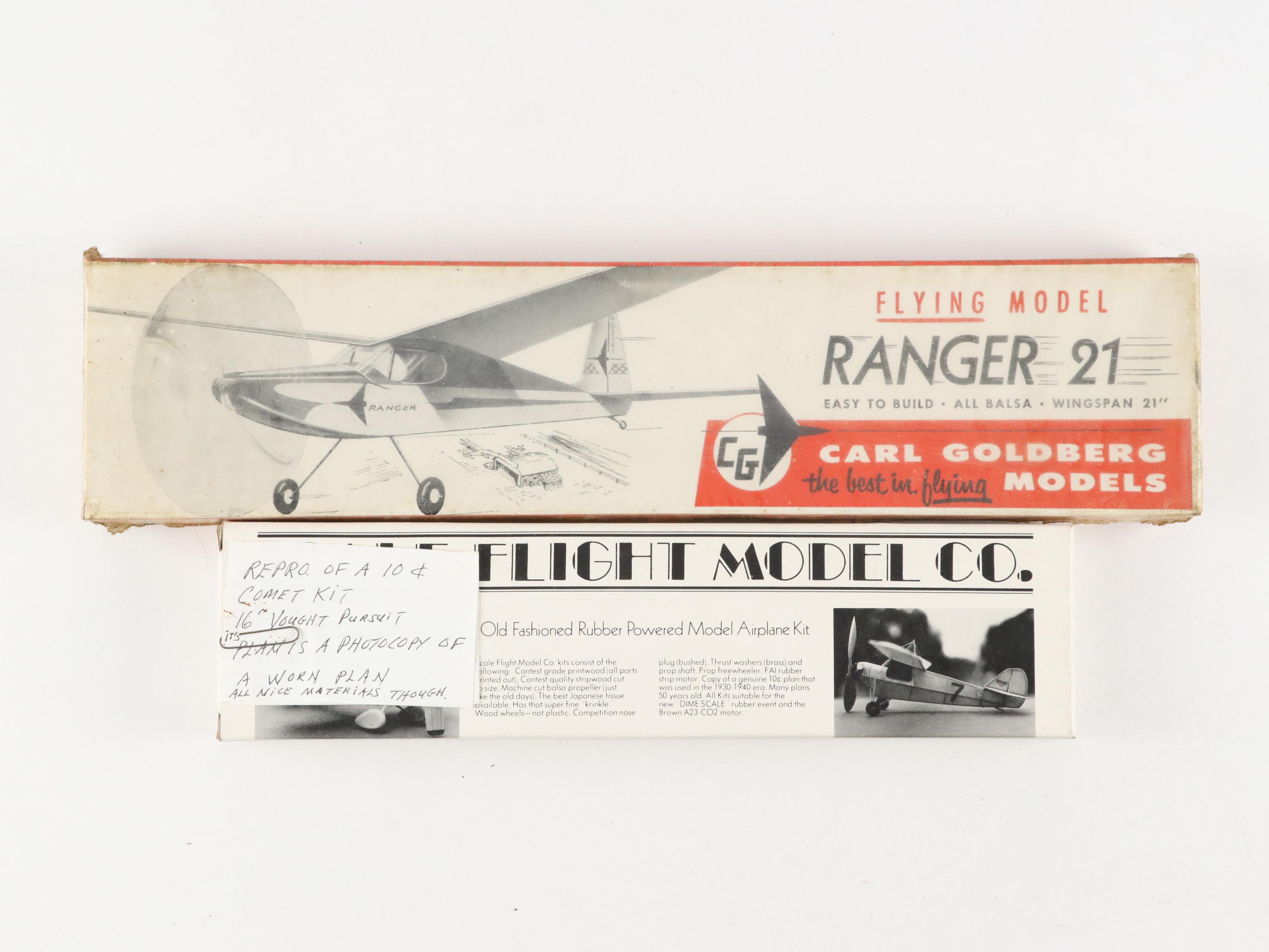 Carl Goldberg "Ranger 21," Sig "Thermal Dart" and More Airplane Model Kits